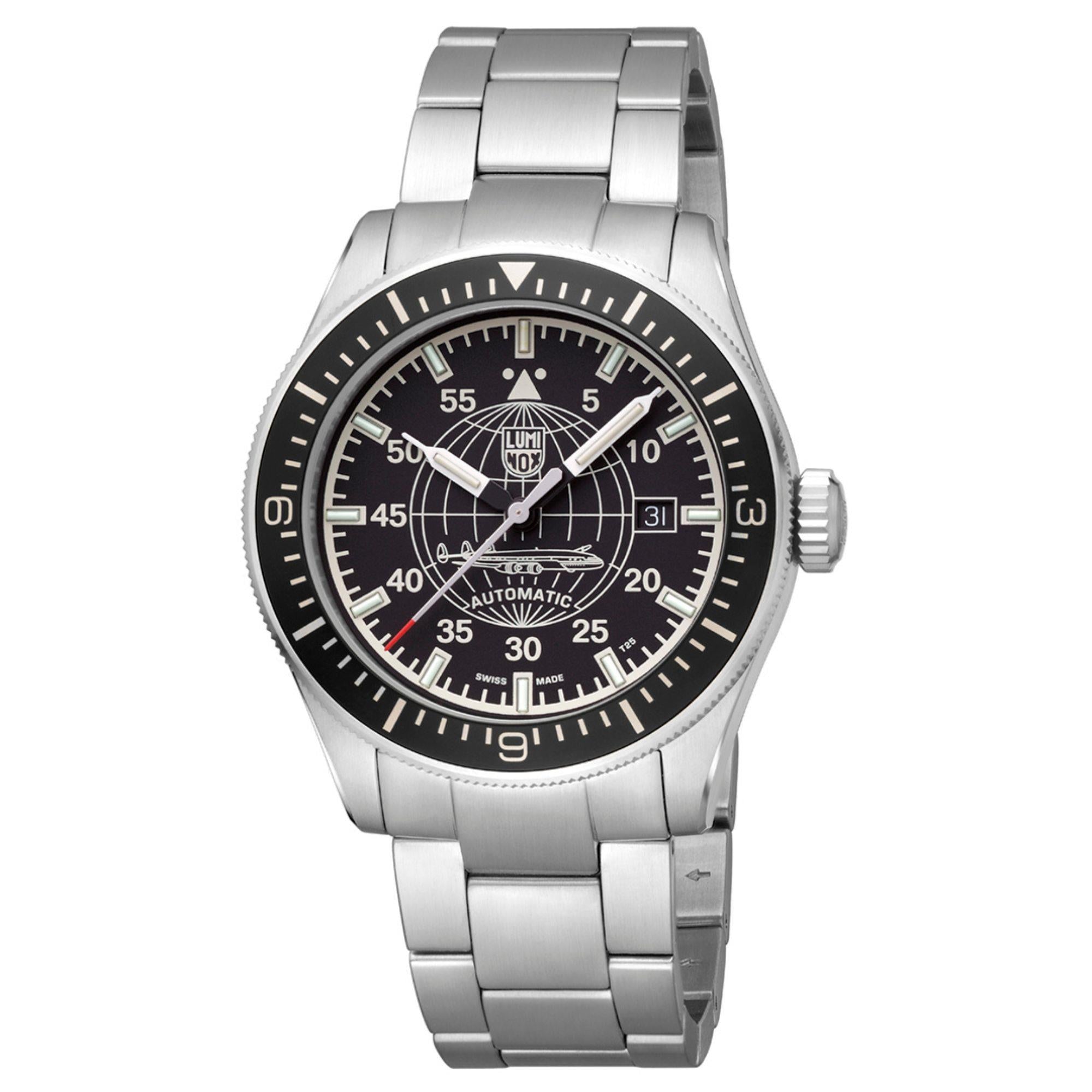 Luminox Constellation 9600 Series Black Dial Stainless Steel Bracelet Men's Watch XA.9601.M