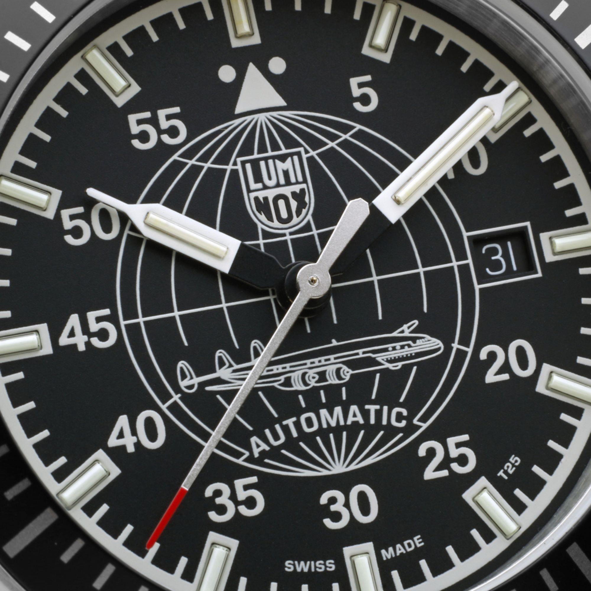 Luminox Constellation 9600 Series Black Dial Stainless Steel Bracelet Men's Watch XA.9601.M