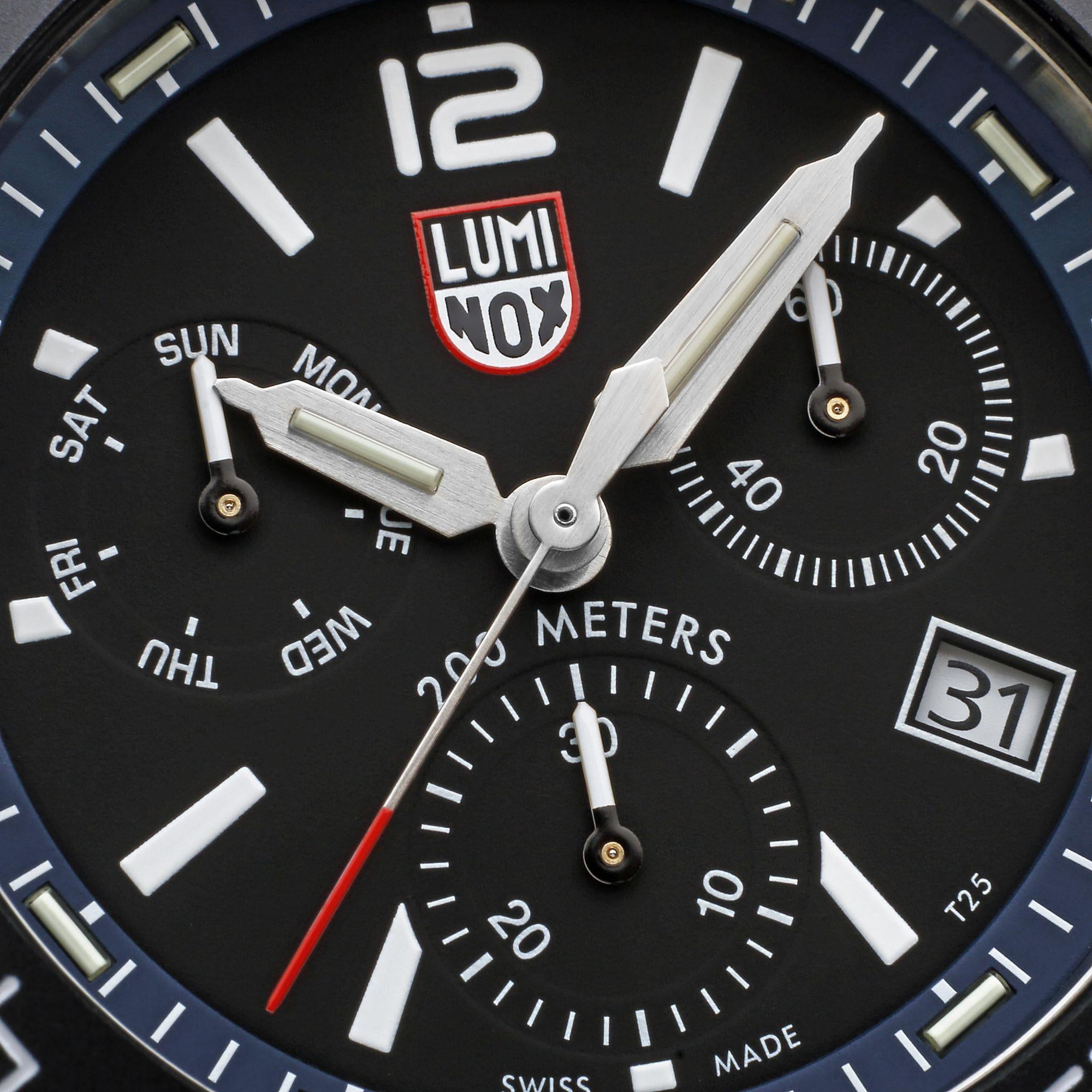 Luminox Pacific Diver Chronograph Black Dial Rubber Strap Men's Watch XS.3143