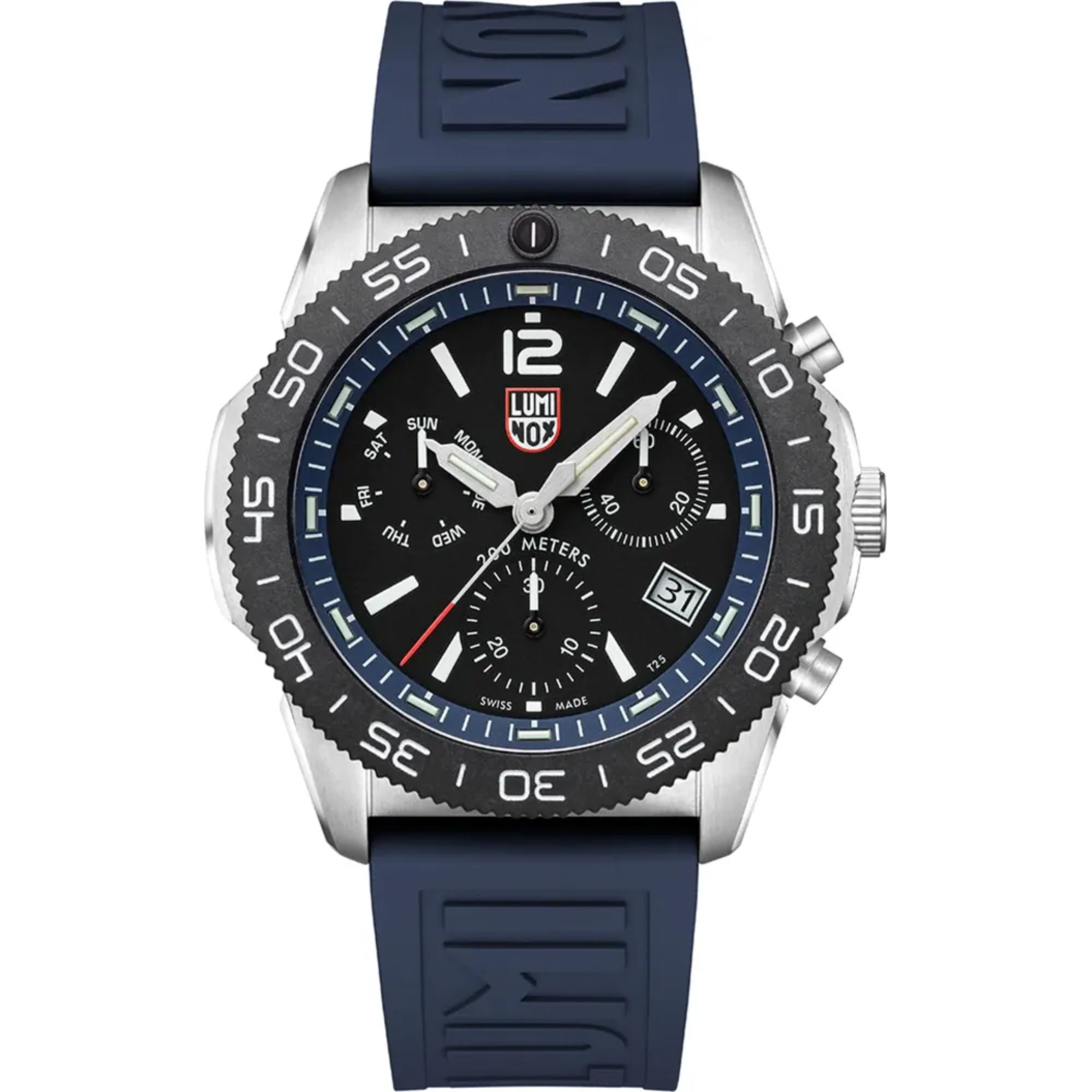 Luminox Pacific Diver Chronograph Black Dial Rubber Strap Men's Watch XS.3143