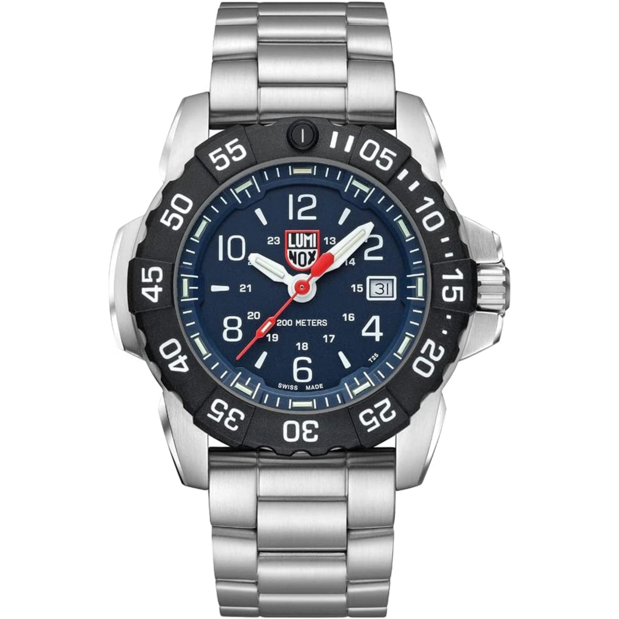 Luminox Navy Seal Blue Dial Stainless Steel Bracelet Men's Watch XS.3254.CB