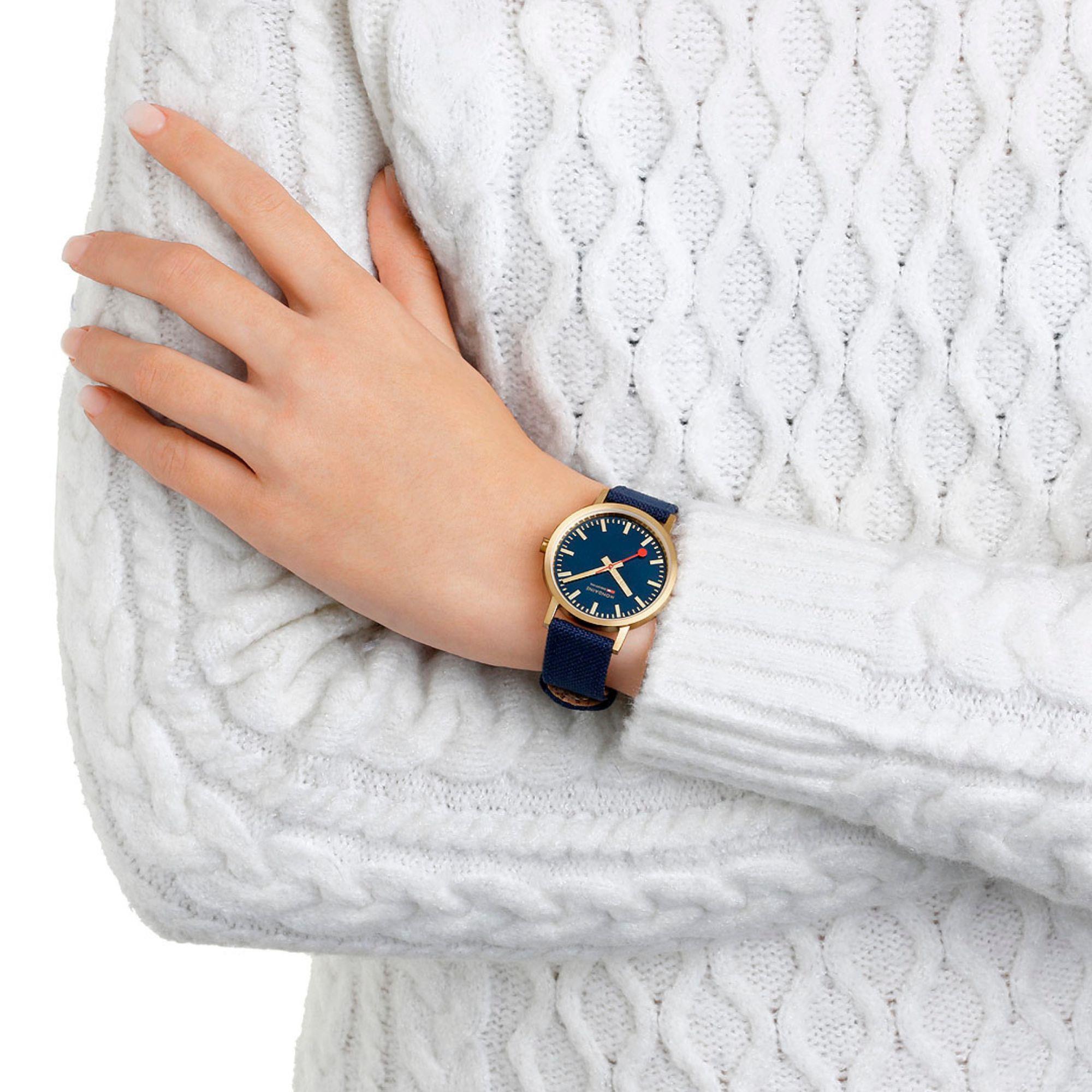 Mondaine Classic Deep Ocean Blue Unisex Watch A660.30314.40SBQ