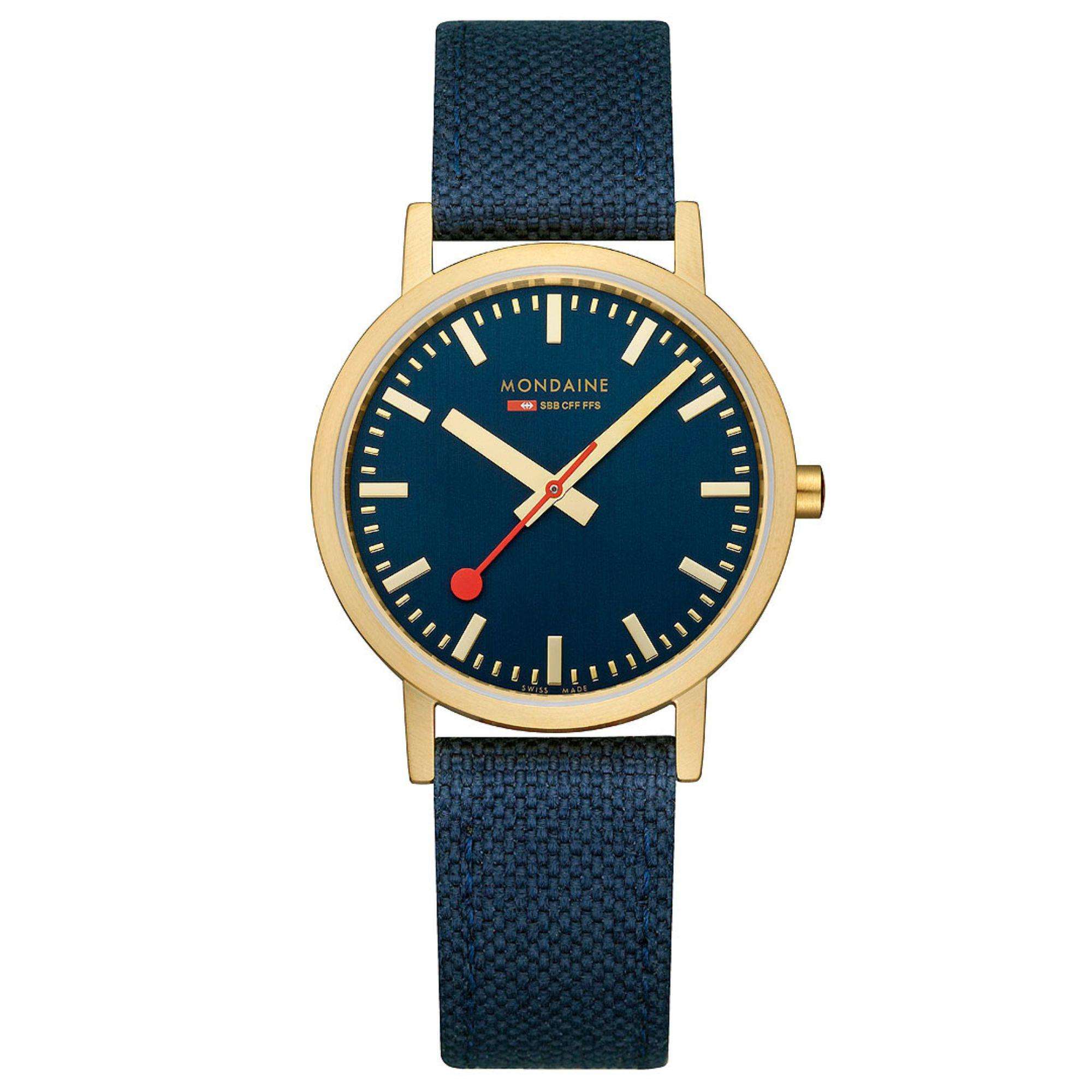 Mondaine Classic Deep Ocean Blue Unisex Watch A660.30314.40SBQ