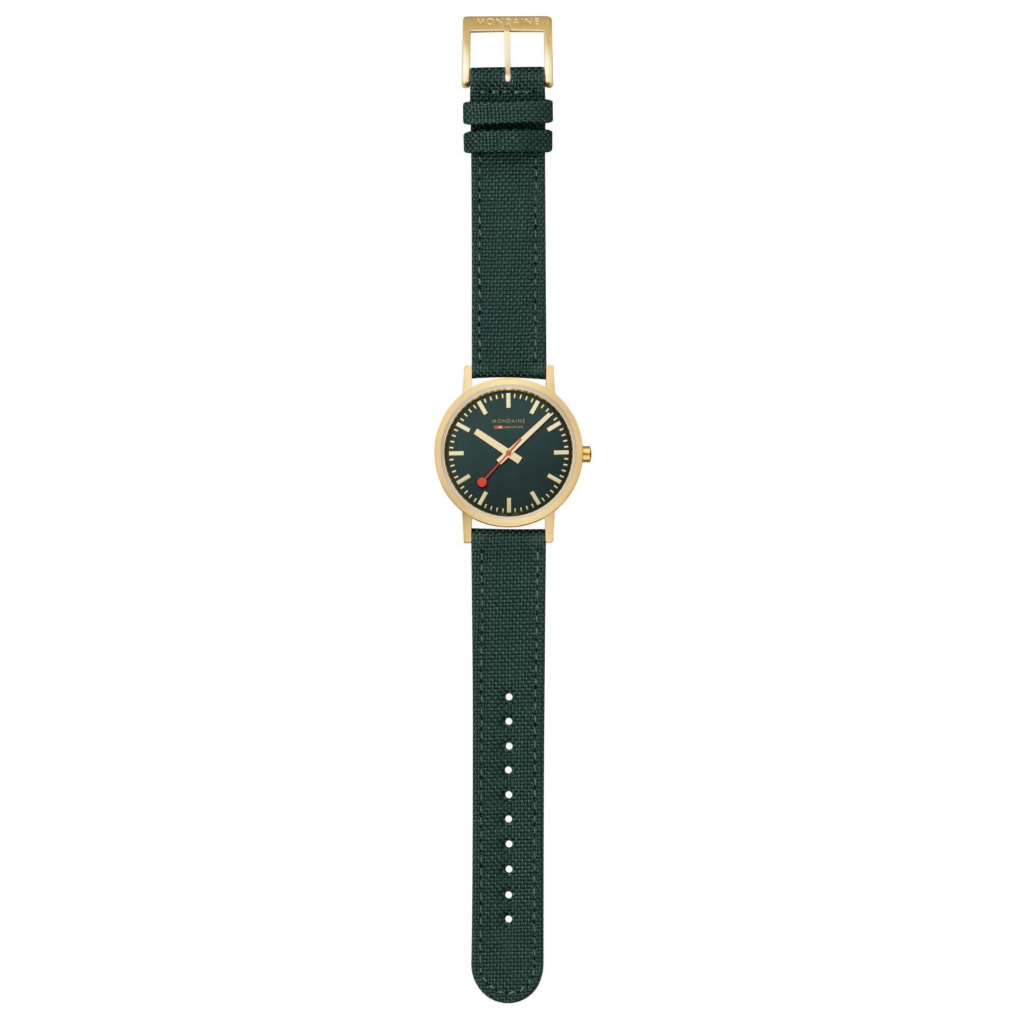 Mondaine Classic Forest Green Dial Unisex Watch A660.30314.60SBS