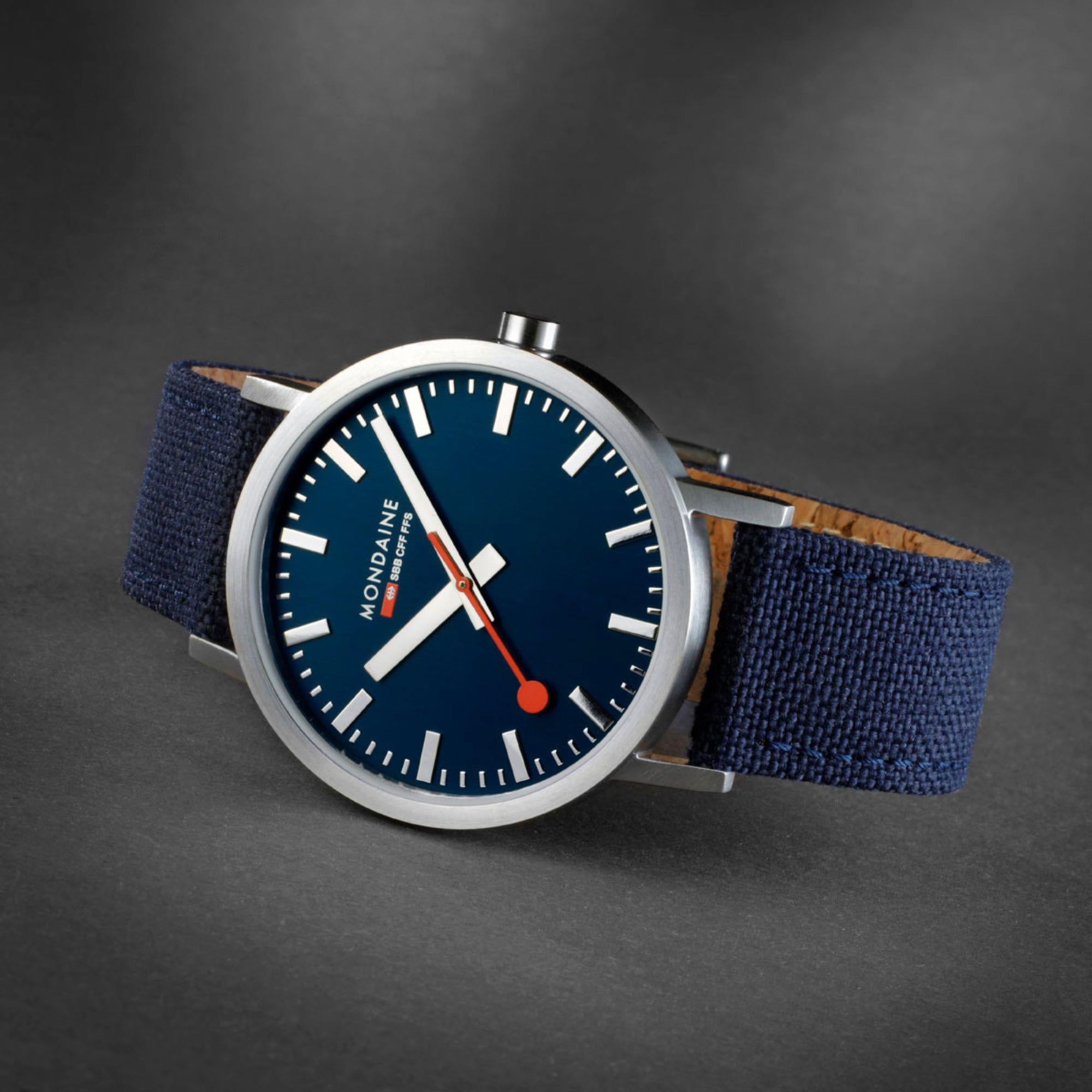 Mondaine Classic Deepest Blue Unisex Watch A660.30360.40SBD