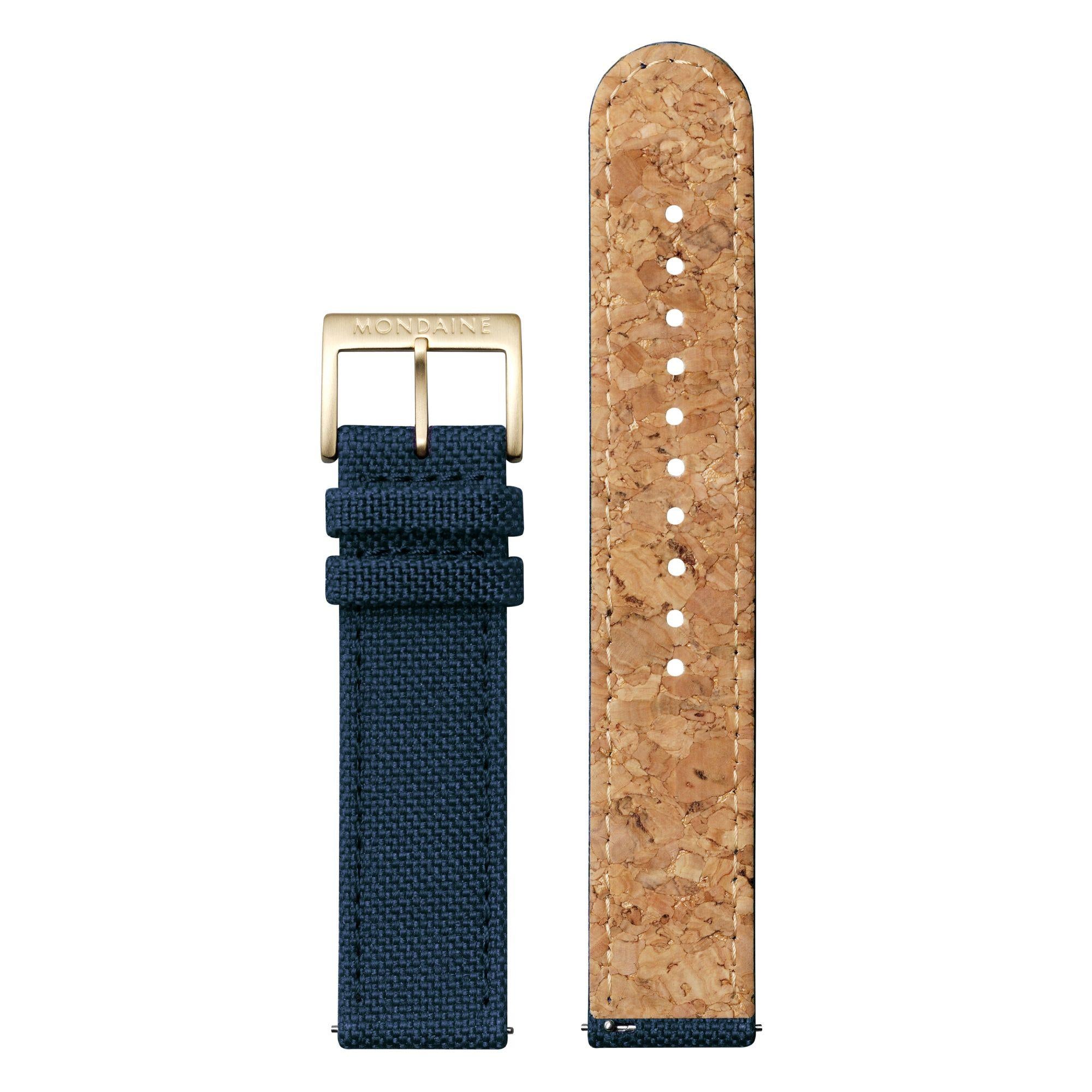 Mondaine Classic Deep Ocean Blue Gold Case Unisex Watch A660.30360.40SBQ
