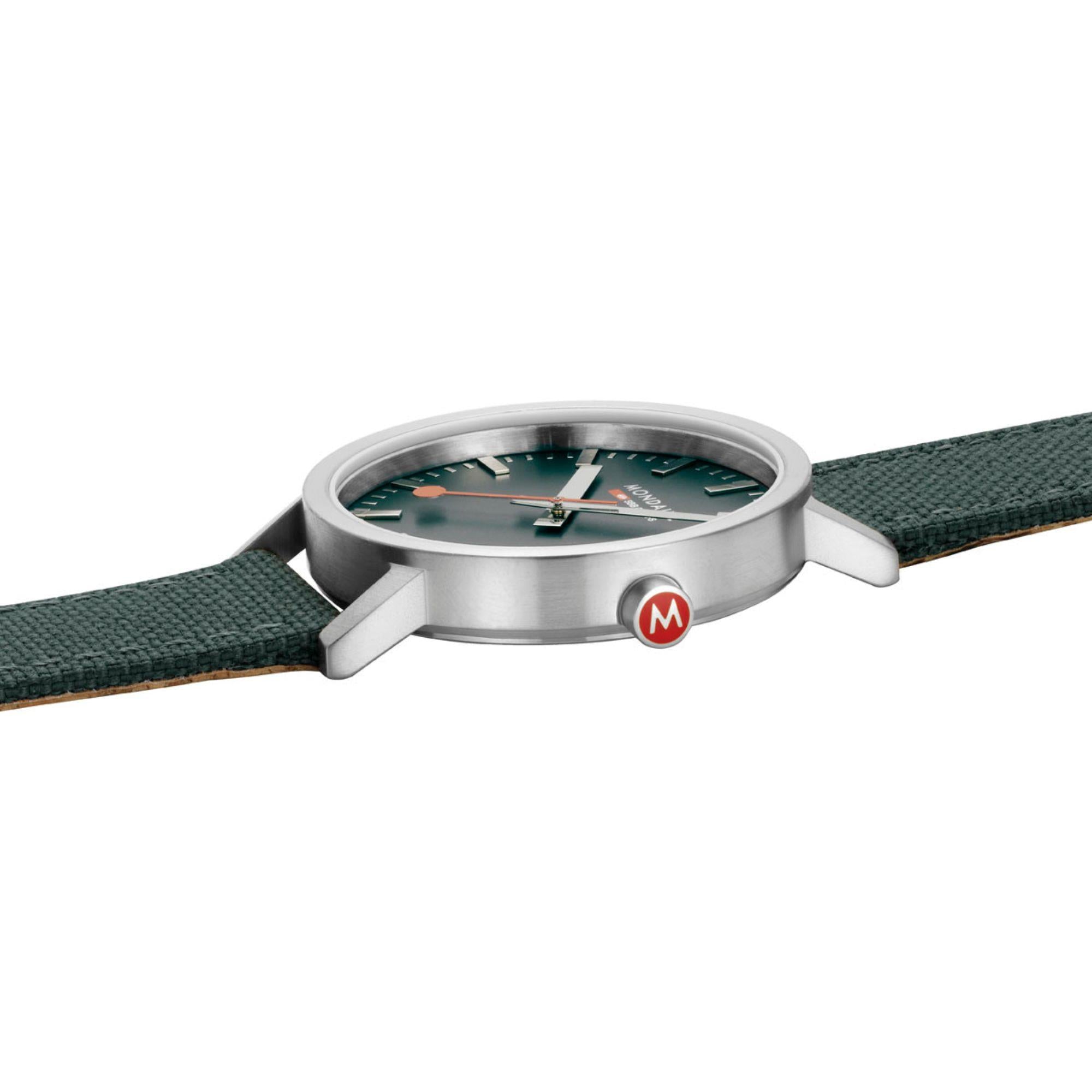 Mondaine Classic Forest Green Dial Unisex Watch A660.30360.60SBF