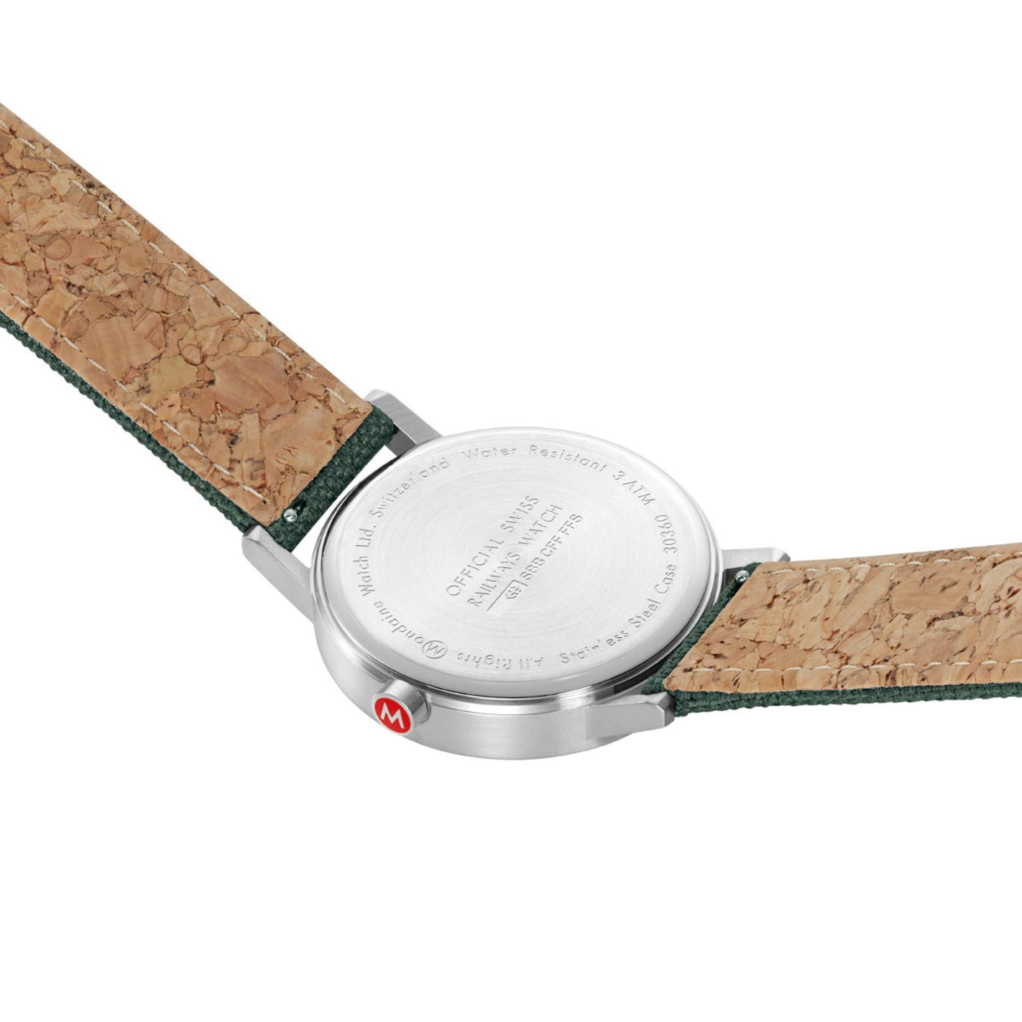 Mondaine Classic Forest Green Dial Unisex Watch A660.30360.60SBF