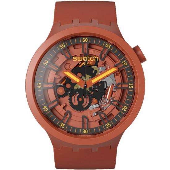 Swatch Big Bold Open Hearts Skeleton Dial Watch SB01R100