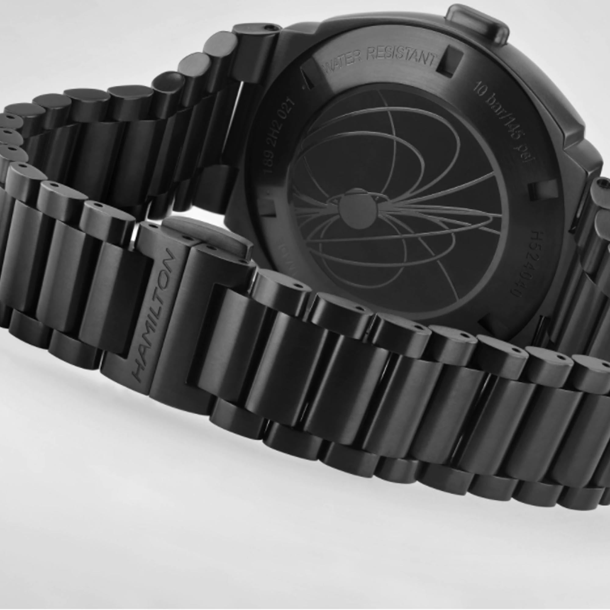 Hamilton American Classic PSR Quartz Black Dial Black Stainless Steel Bracelet Men's Watch H52404130
