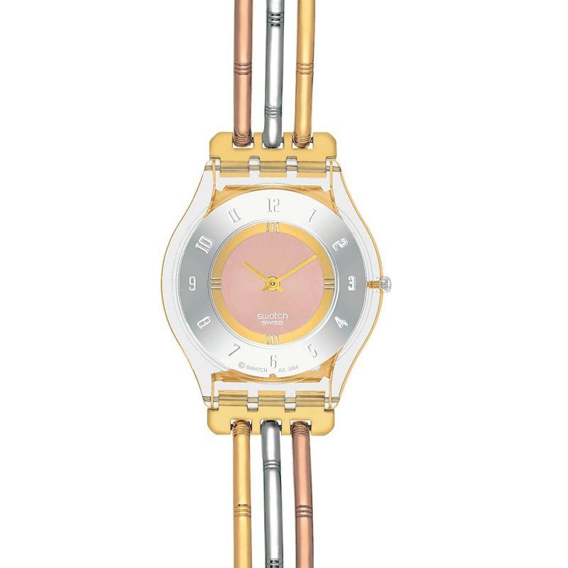 Swatch Skin Class Tri-Gold Quartz Ladies Watch SS08K101B