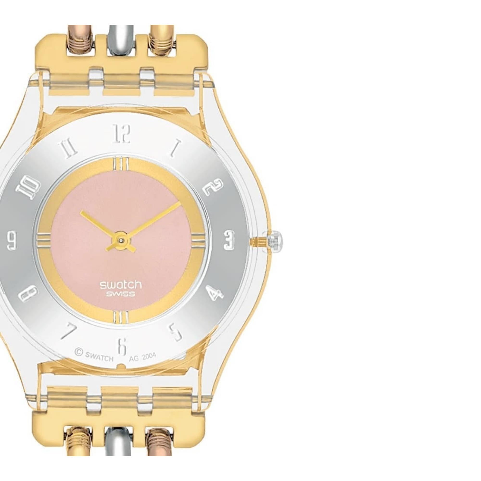 Swatch Skin Class Tri-Gold Quartz Ladies Watch SS08K101B