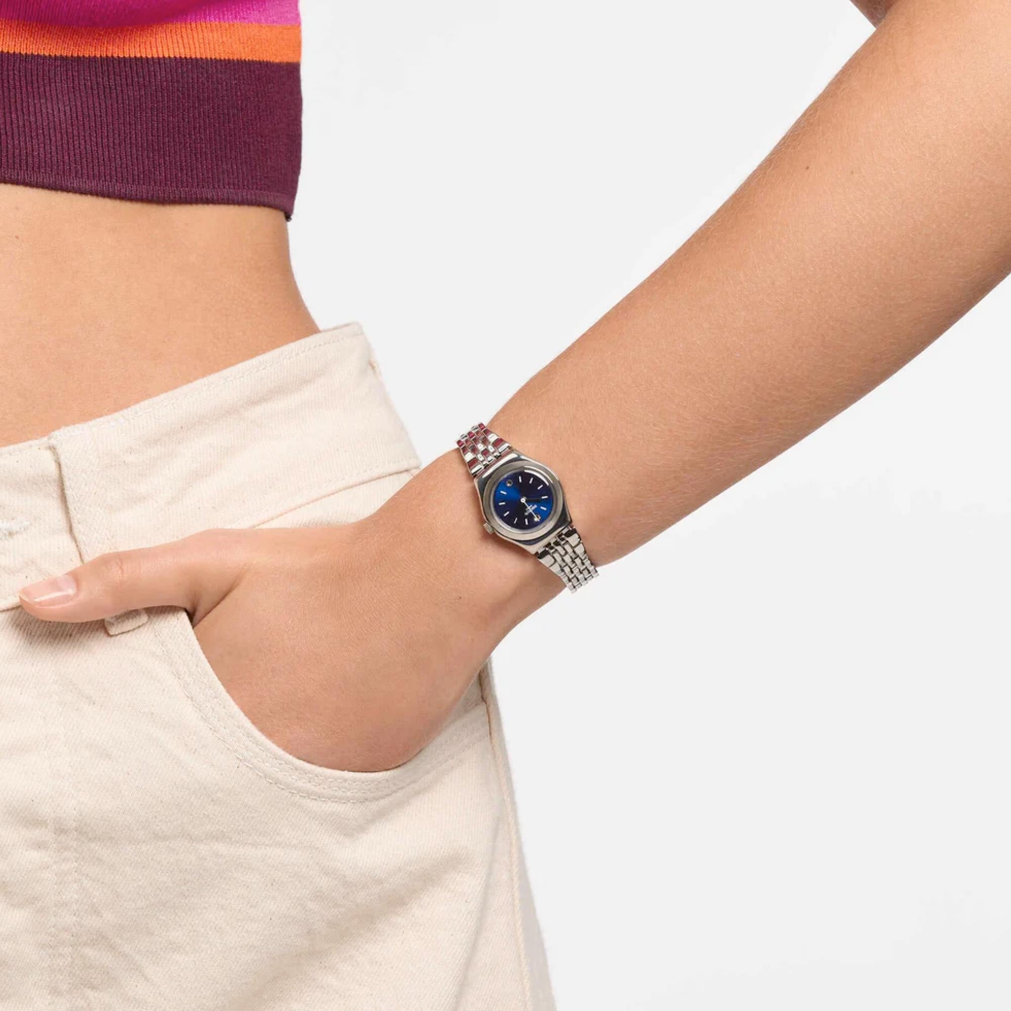 Swatch Irony Lady 'Sloane' Blue Dial Ladies Watch YSS288G