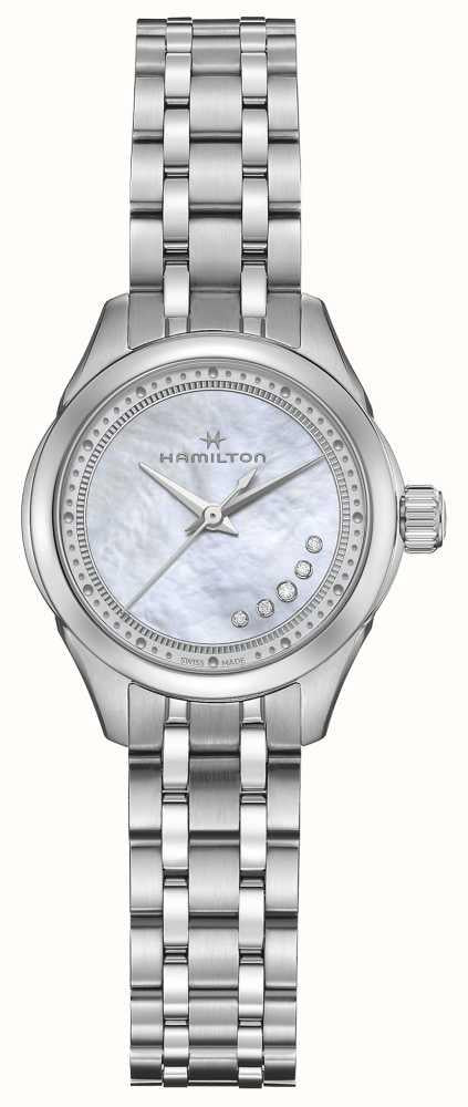 Hamilton Diamond Set Mother of Pearl Dial Ladies Watch H32111190