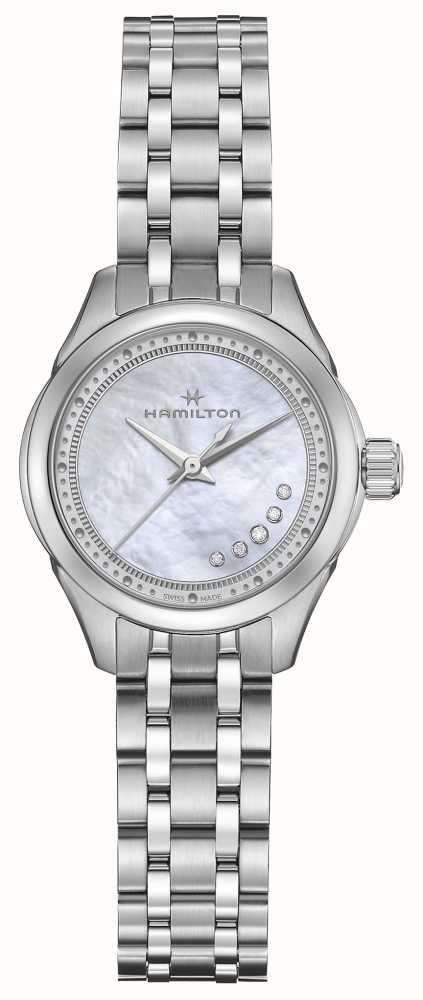 Hamilton Diamond Set Mother of Pearl Dial Ladies Watch H32111190