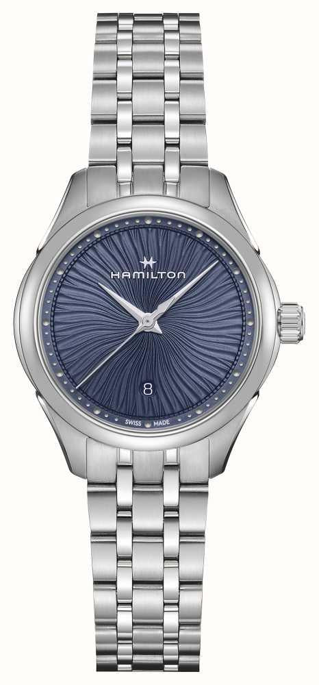 Hamilton Mother of Pearl Blue Dial Stainless Steel Bracelet Ladies Watch H32231140