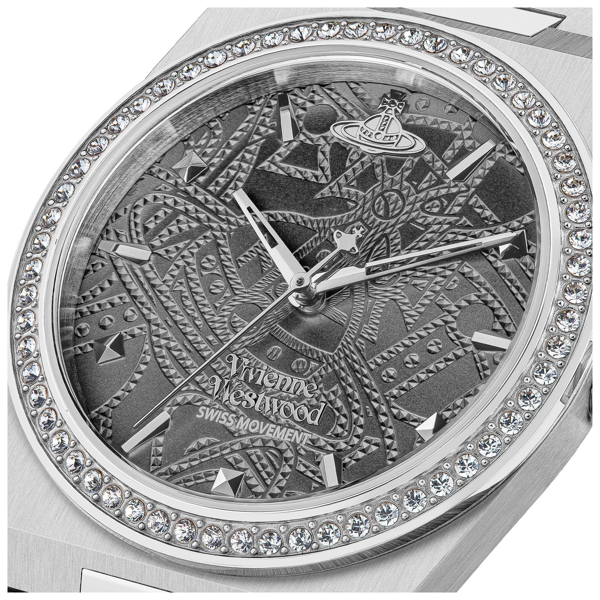 Vivienne Westwood Charterhouse Grey Dial Stainless Steel Bracelet Ladies Watch VV244GYSL