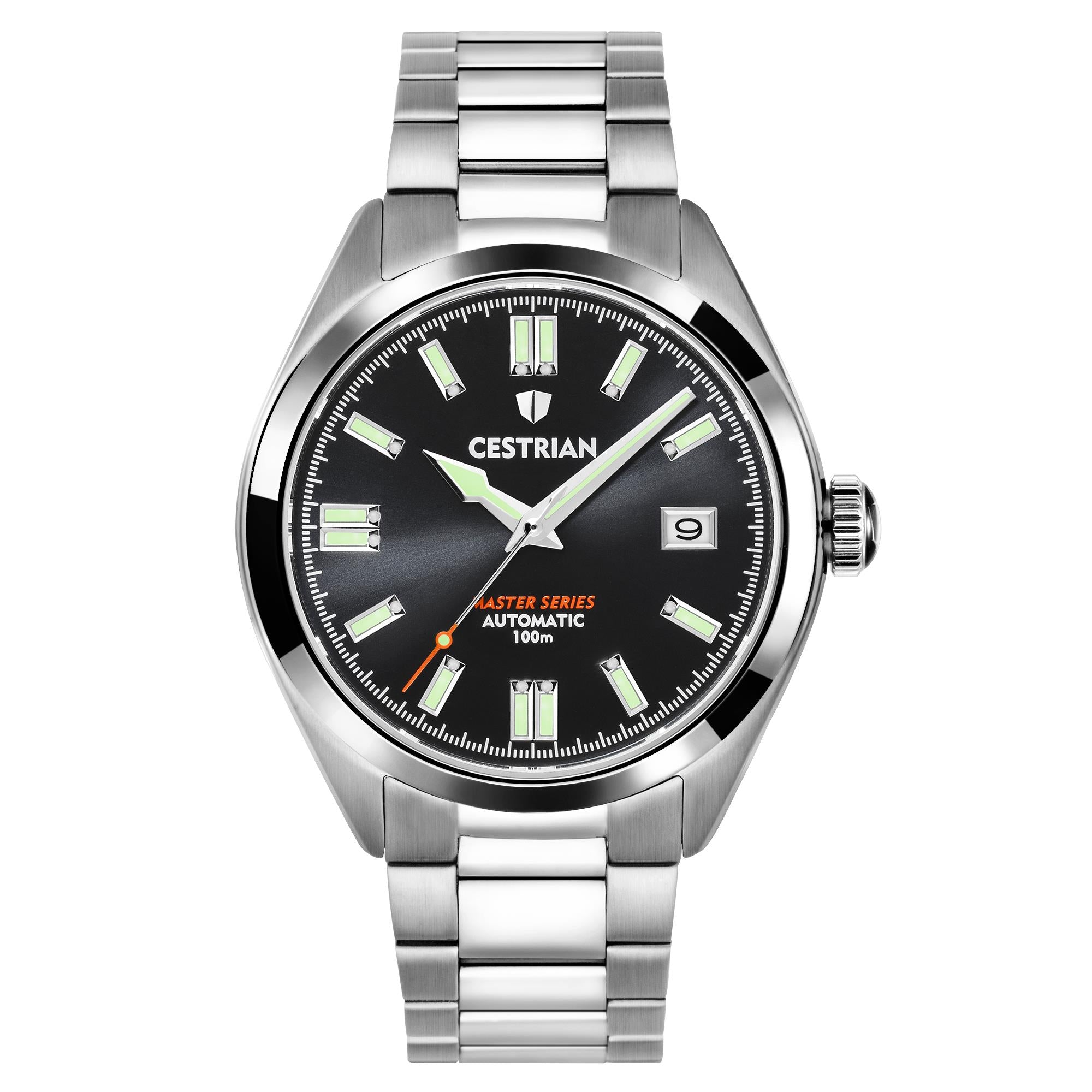 Cestrian Master Series Grey Dial Steel Bracelet Automatic Men's Watch CM911B0660V1