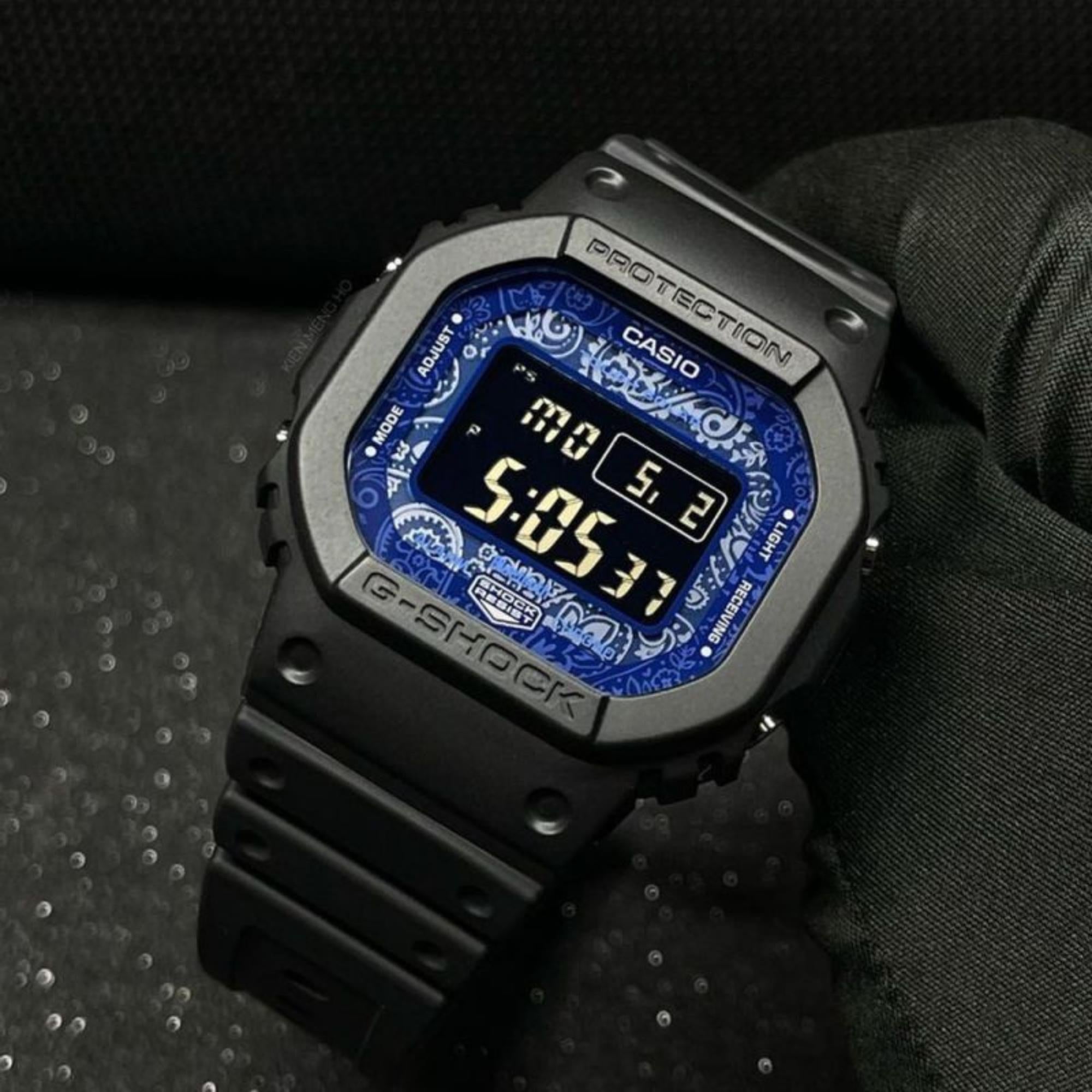 Casio G-Shock Paisley Blue Series Radio Controlled Watch GW-B5600BP-1ER