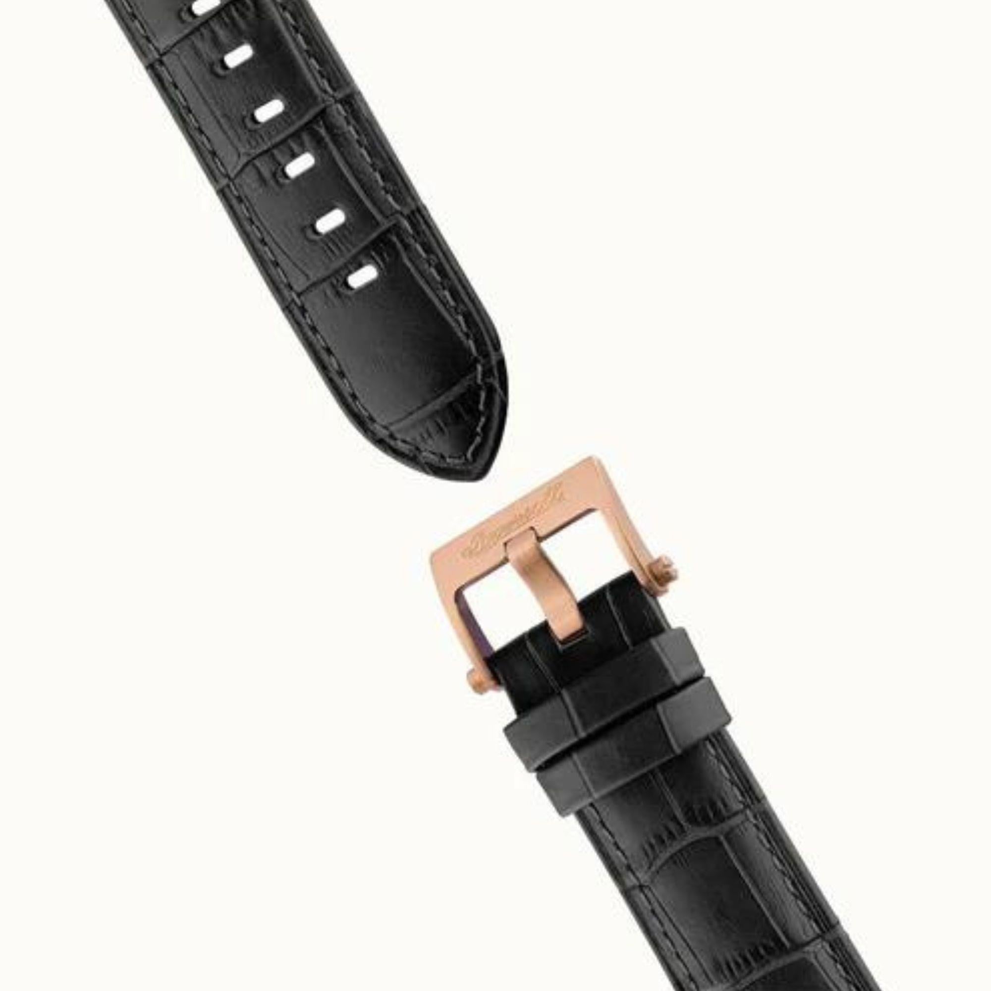 Ingersoll 1892 The Shelby Automatic Men's Watch with Grey Dial and Black Leather Strap - I12002