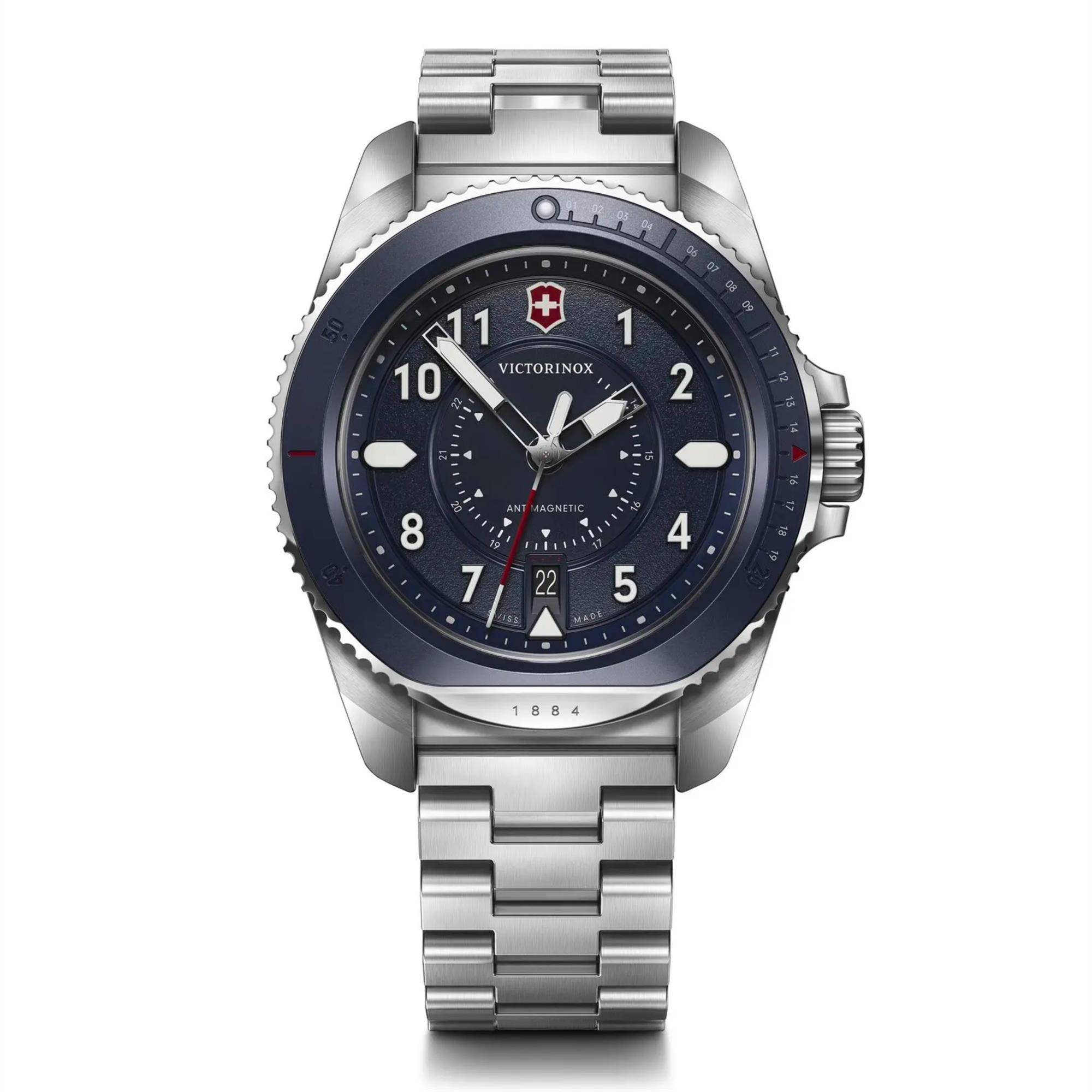 Victorinox Swiss Army Journey 1884 Blue Dial Bracelet Quartz Men's Watch 241978