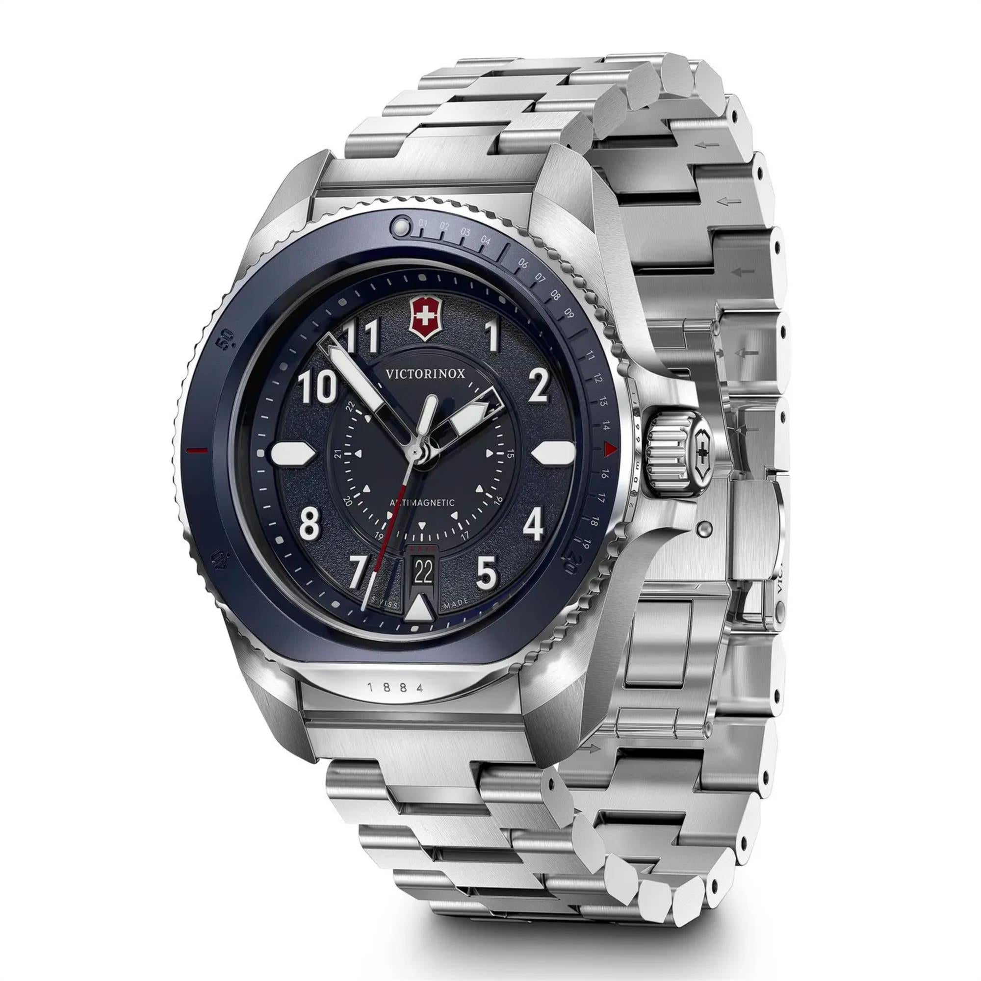 Victorinox Swiss Army Journey 1884 Blue Dial Bracelet Quartz Men's Watch 241978