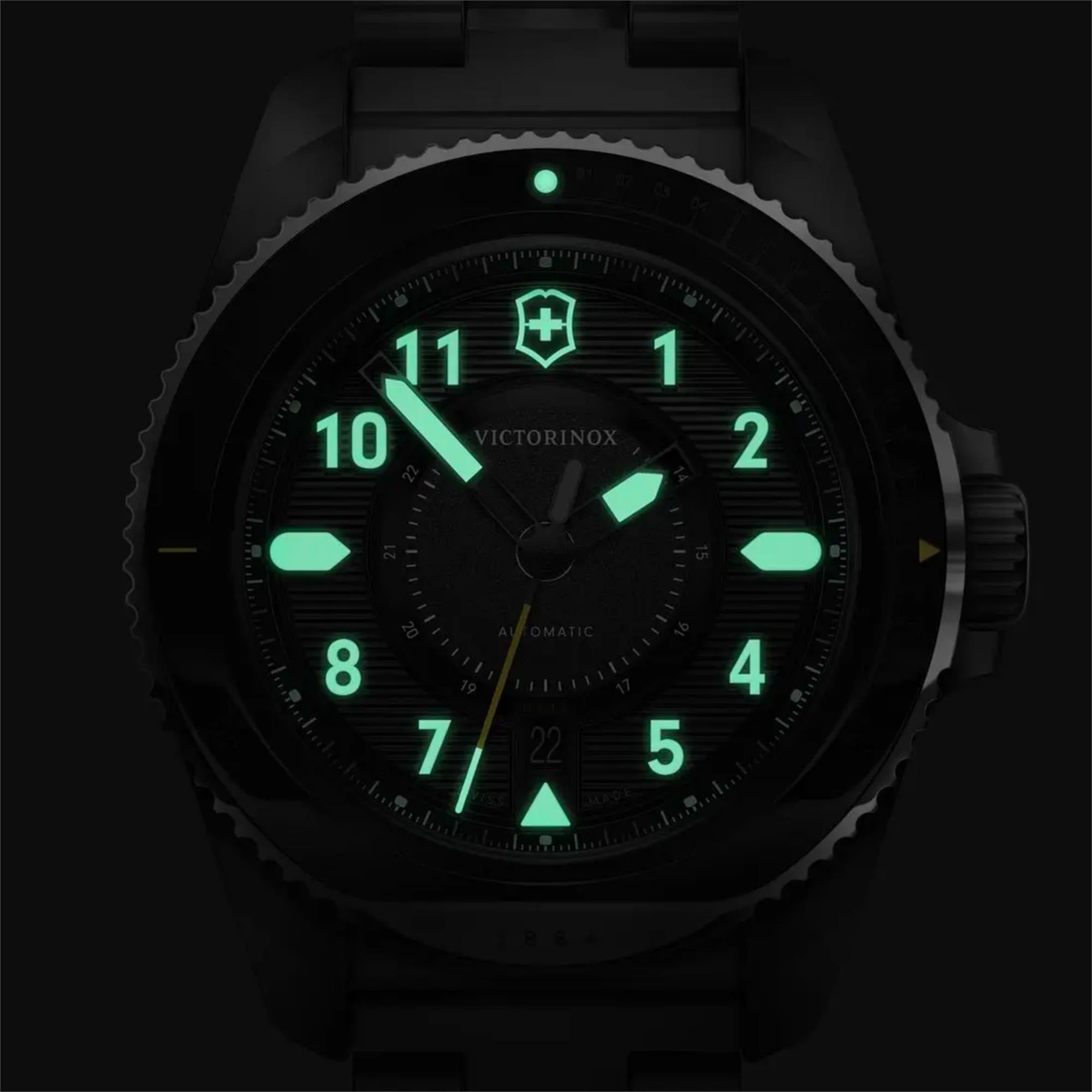 Victorinox Journey 1884 Automatic Black Dial Ceramic Bezel Men's Watch 241981