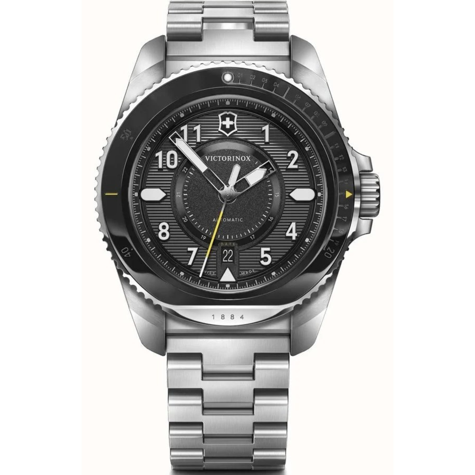 Victorinox Journey 1884 Automatic Black Dial Ceramic Bezel Men's Watch 241981