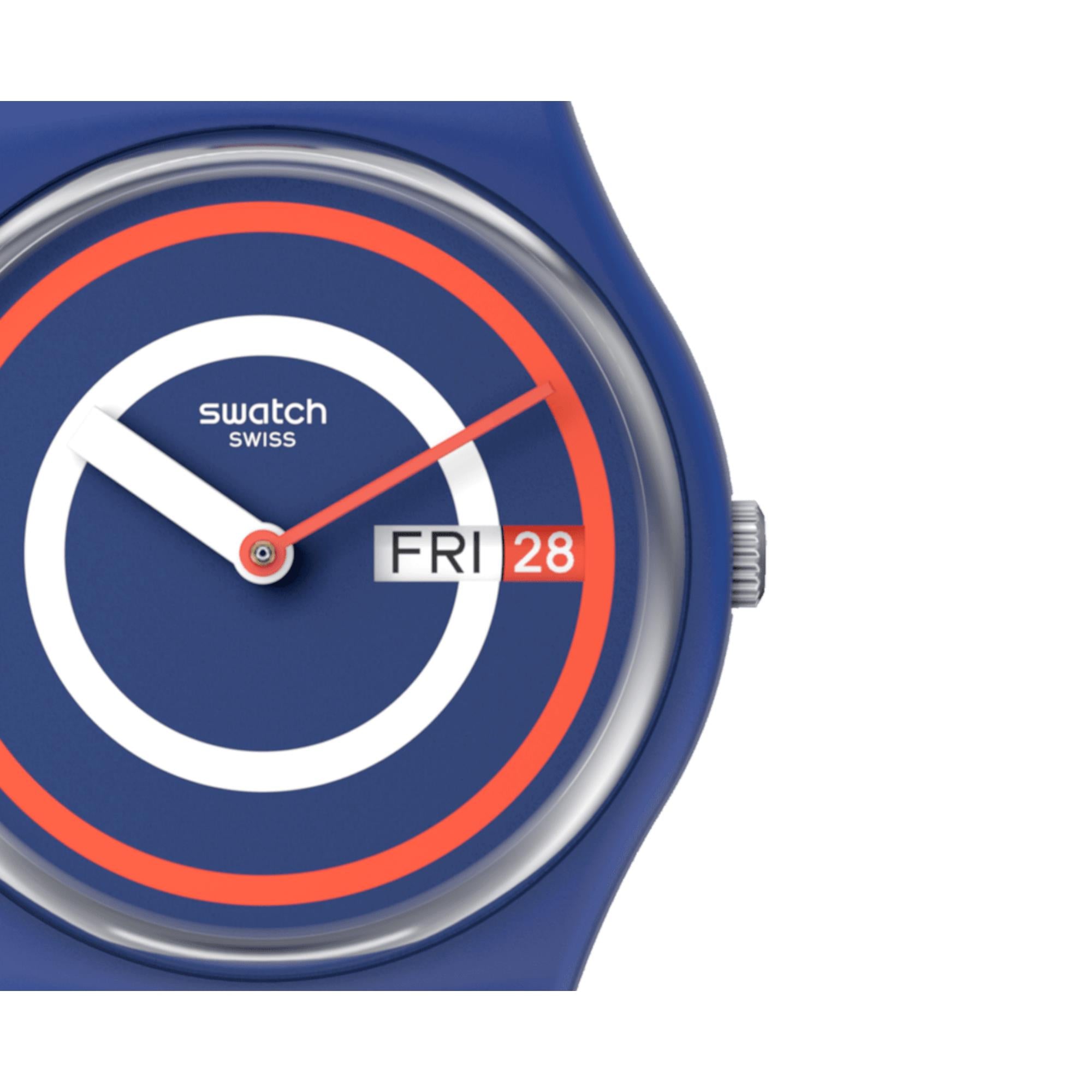 Swatch The January Collection Blue To Basics Quartz SO28N703