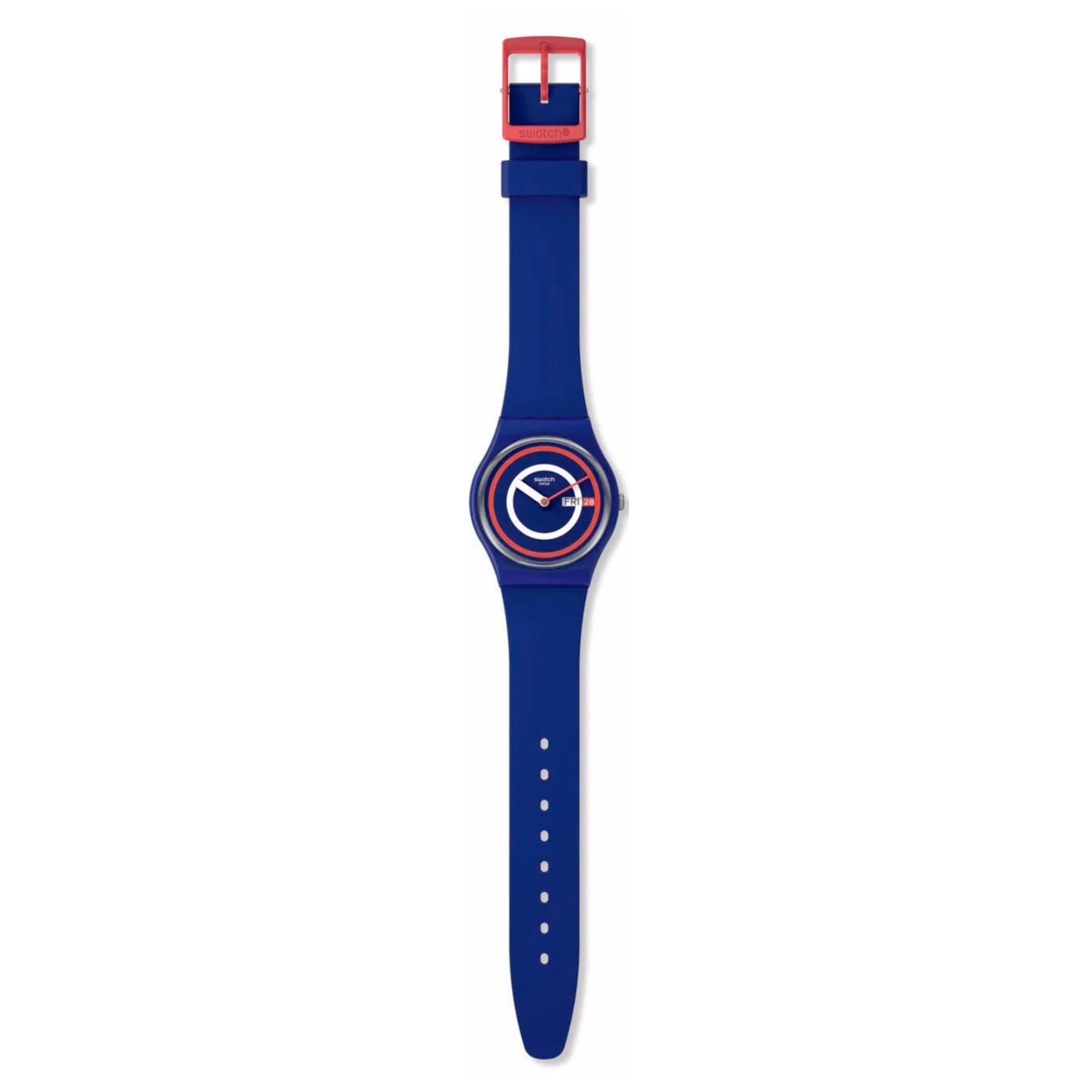 Swatch The January Collection Blue To Basics Quartz SO28N703