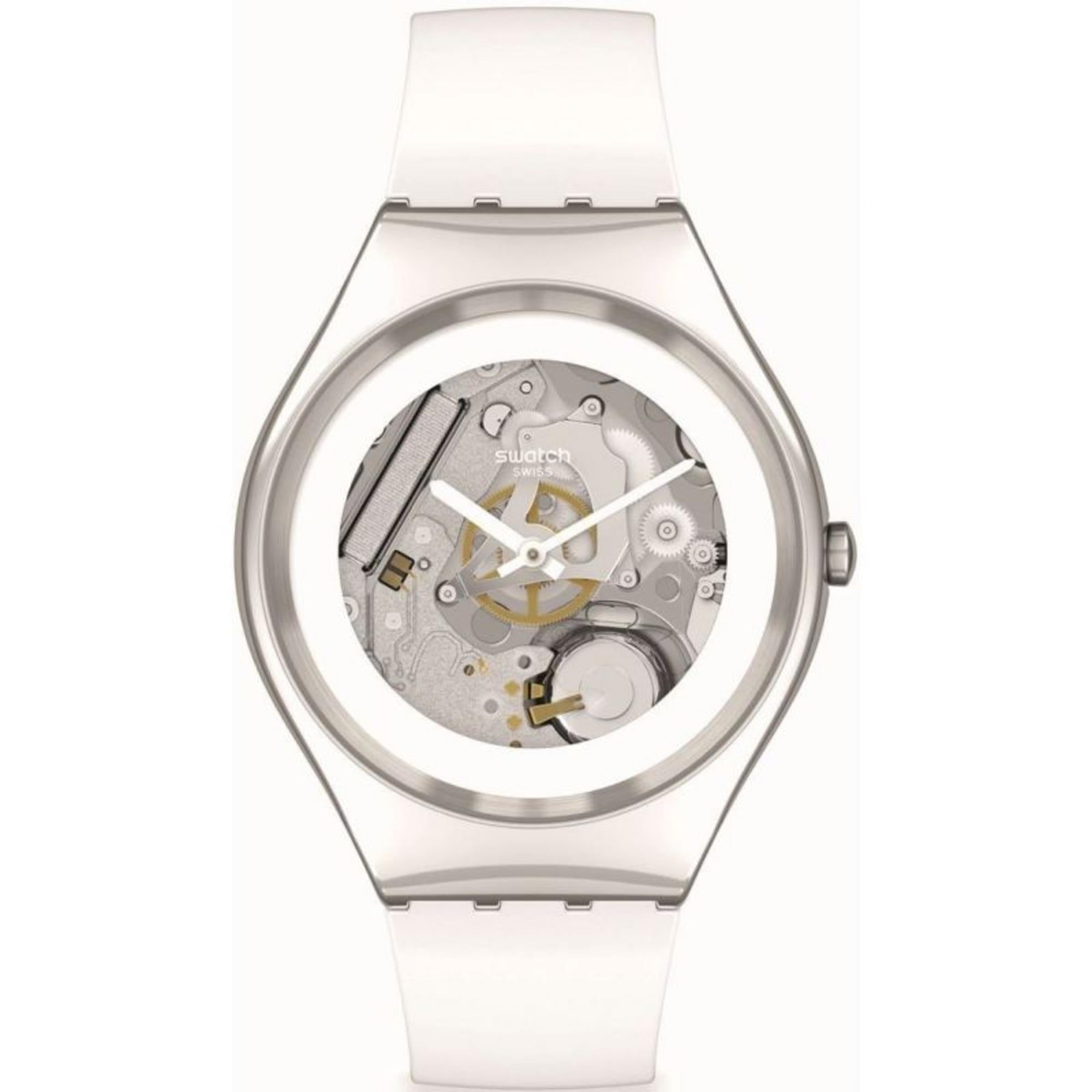 Swatch PURE WHITE IRONY Men's Watch SYXS138