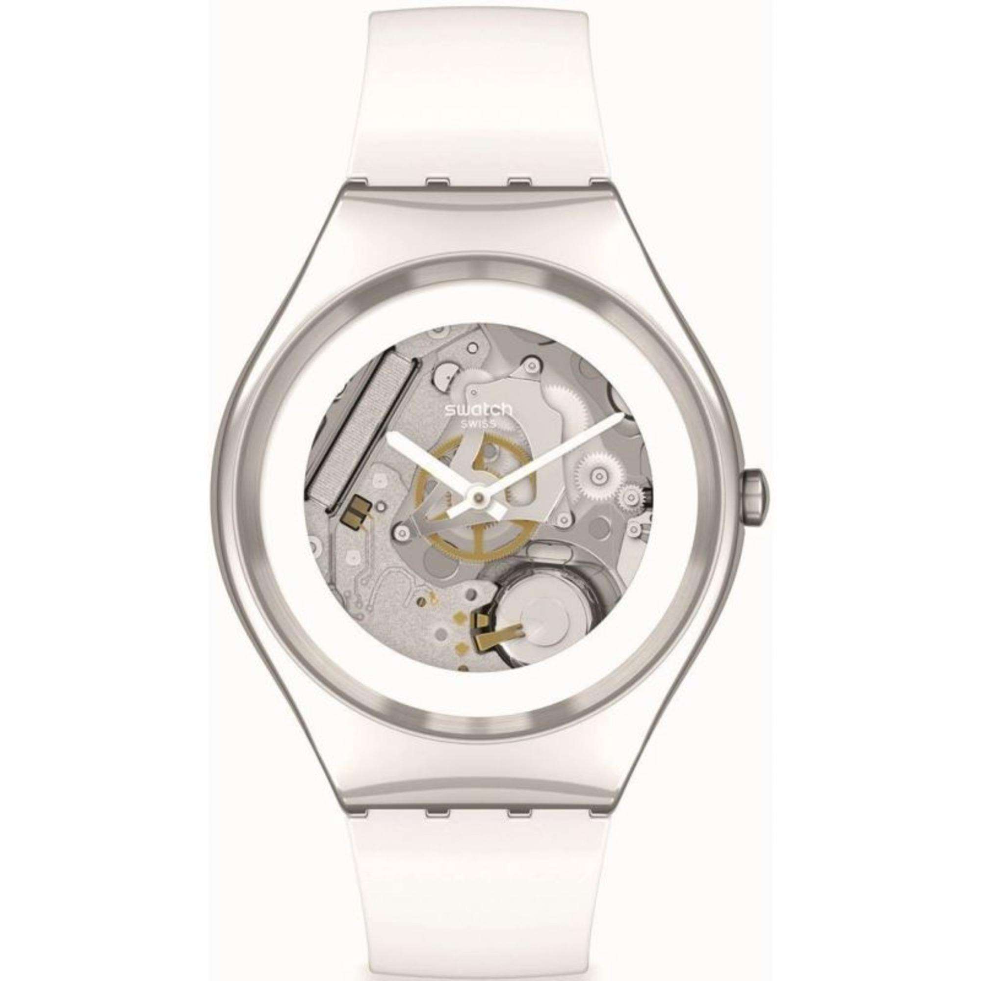 Swatch PURE WHITE IRONY Men's Watch SYXS138