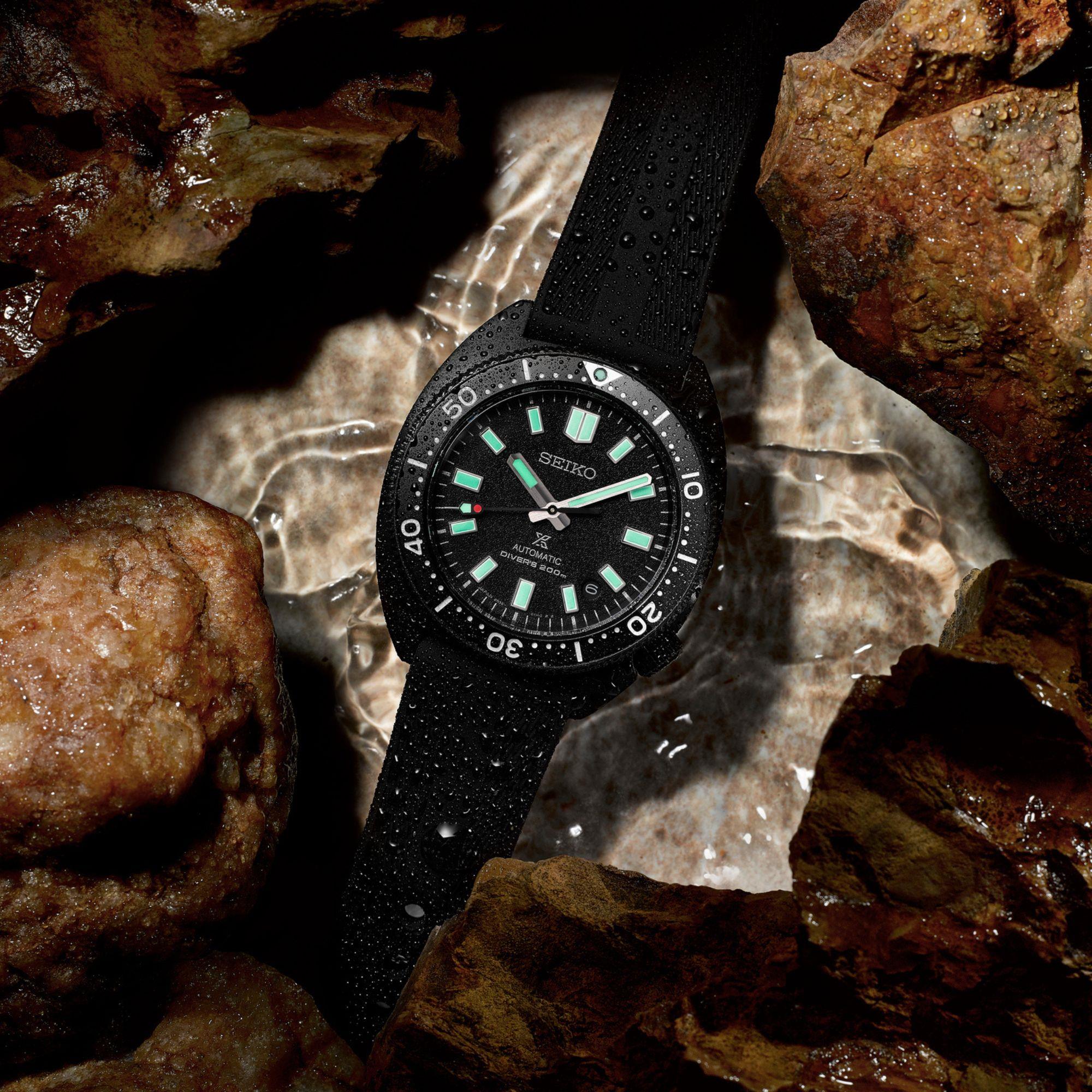 Seiko Prospex Black Series Night Turtle Automatic Black PVD Men's Watch SPB335J1