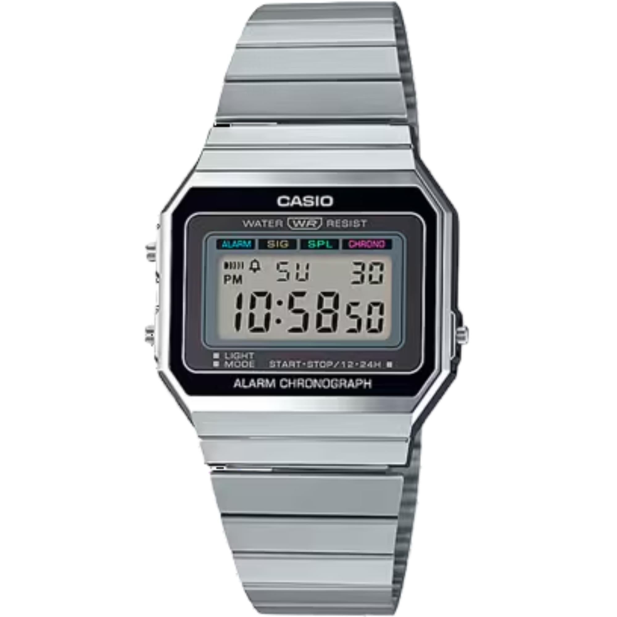 Casio Collection Retro Digital Alarm Chronograph Bracelet Men's Watch A700WE-1AEF