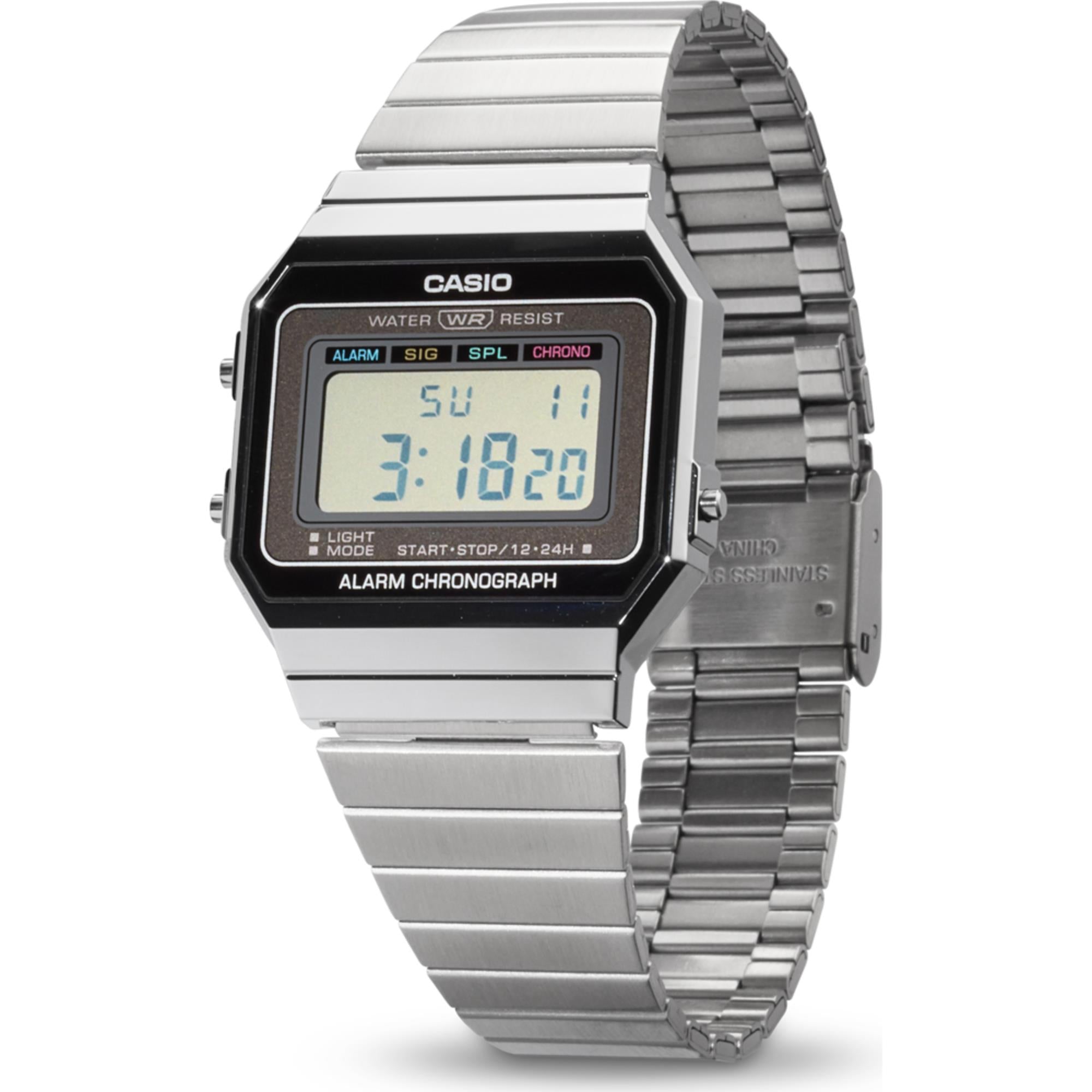 Casio Collection Retro Digital Alarm Chronograph Bracelet Men's Watch A700WE-1AEF