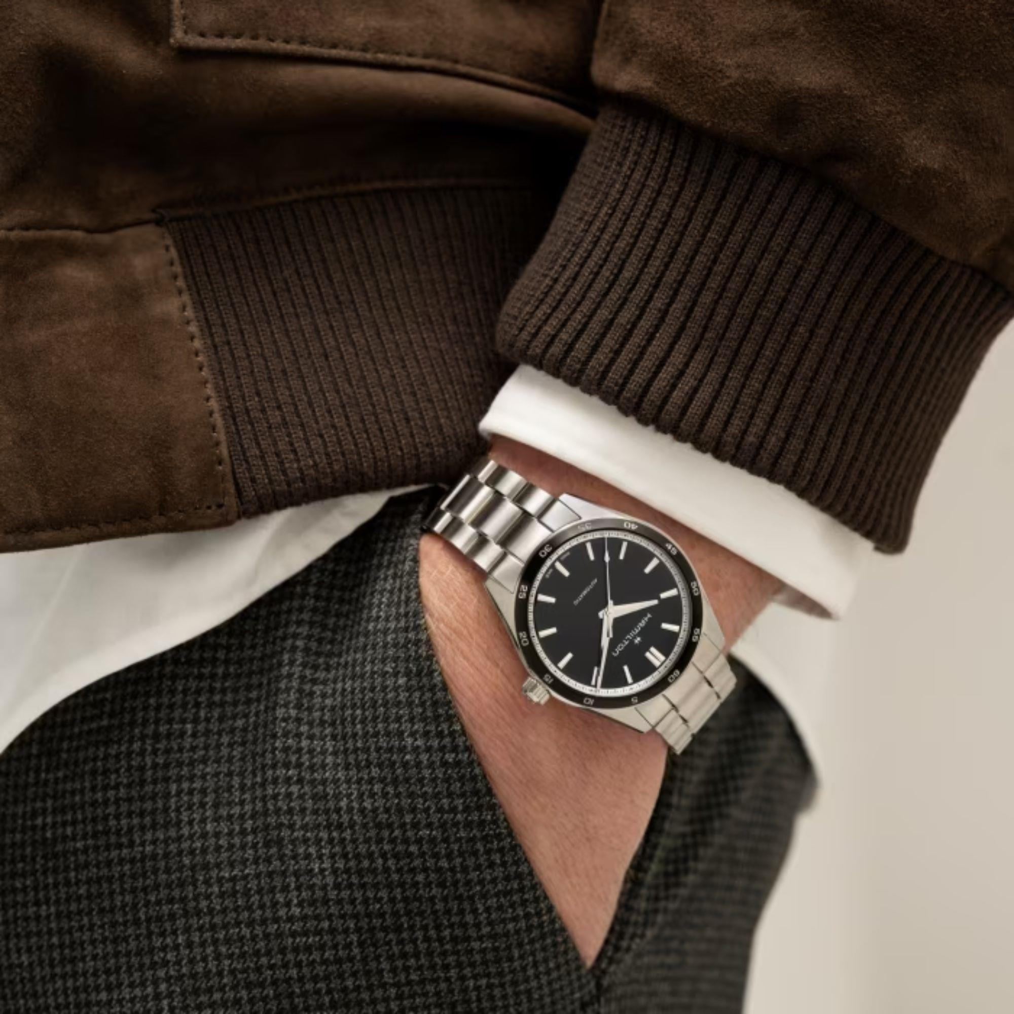 Hamilton Jazzmaster Performer Automatic Black Dial Men's Watch H36205130