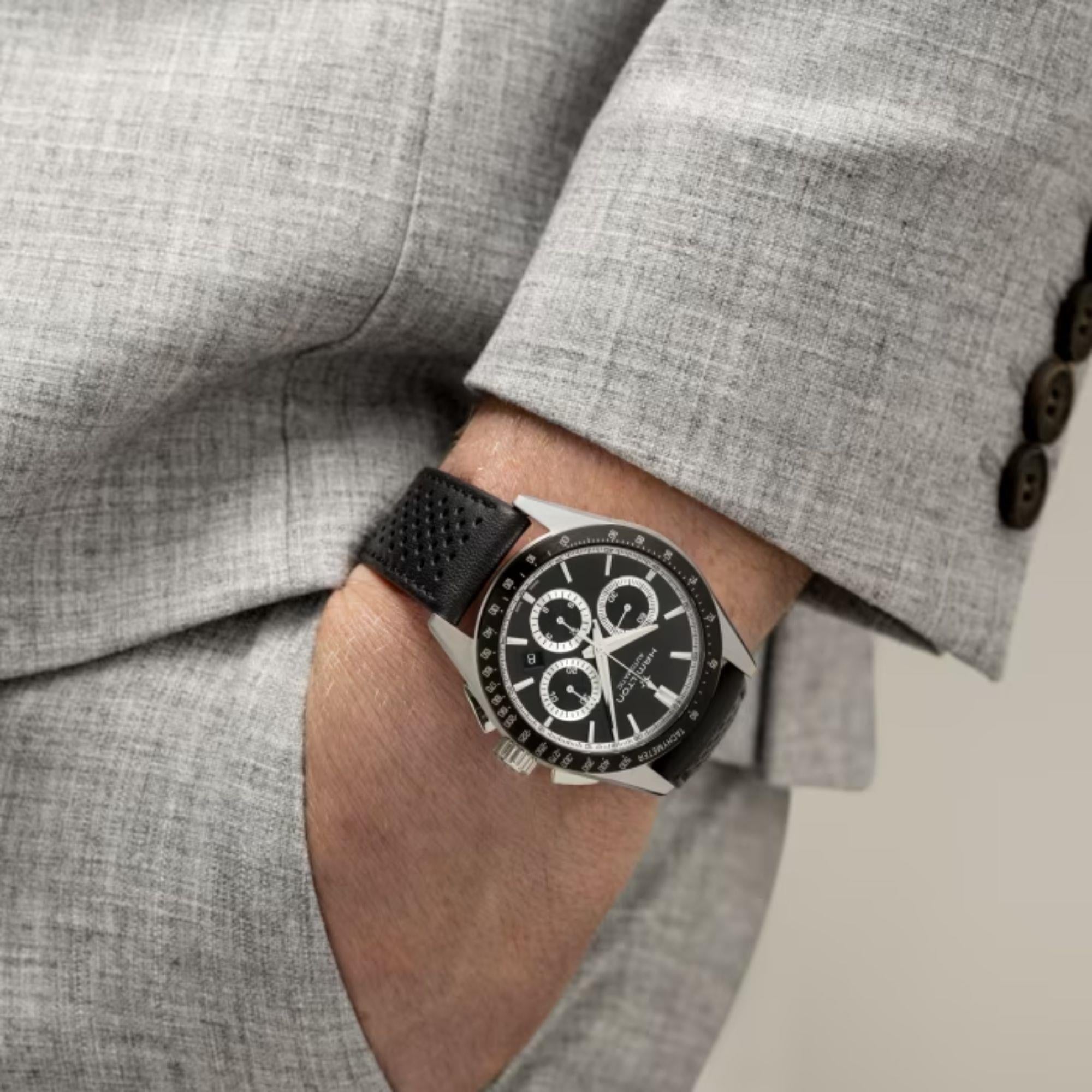 Hamilton Jazzmaster Performer Automatic Chronograph Men's Watch H36606130