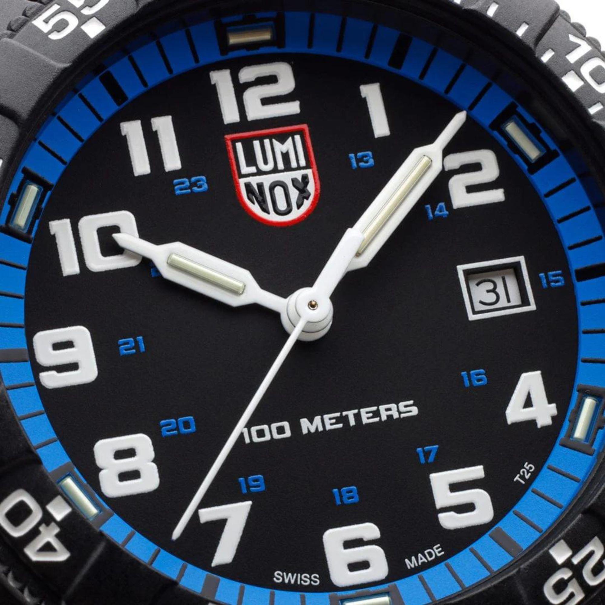 Luminox Leatherback Sea Turtle 0320 Series Black Dial Black PU Strap Men's Watch XS.0324