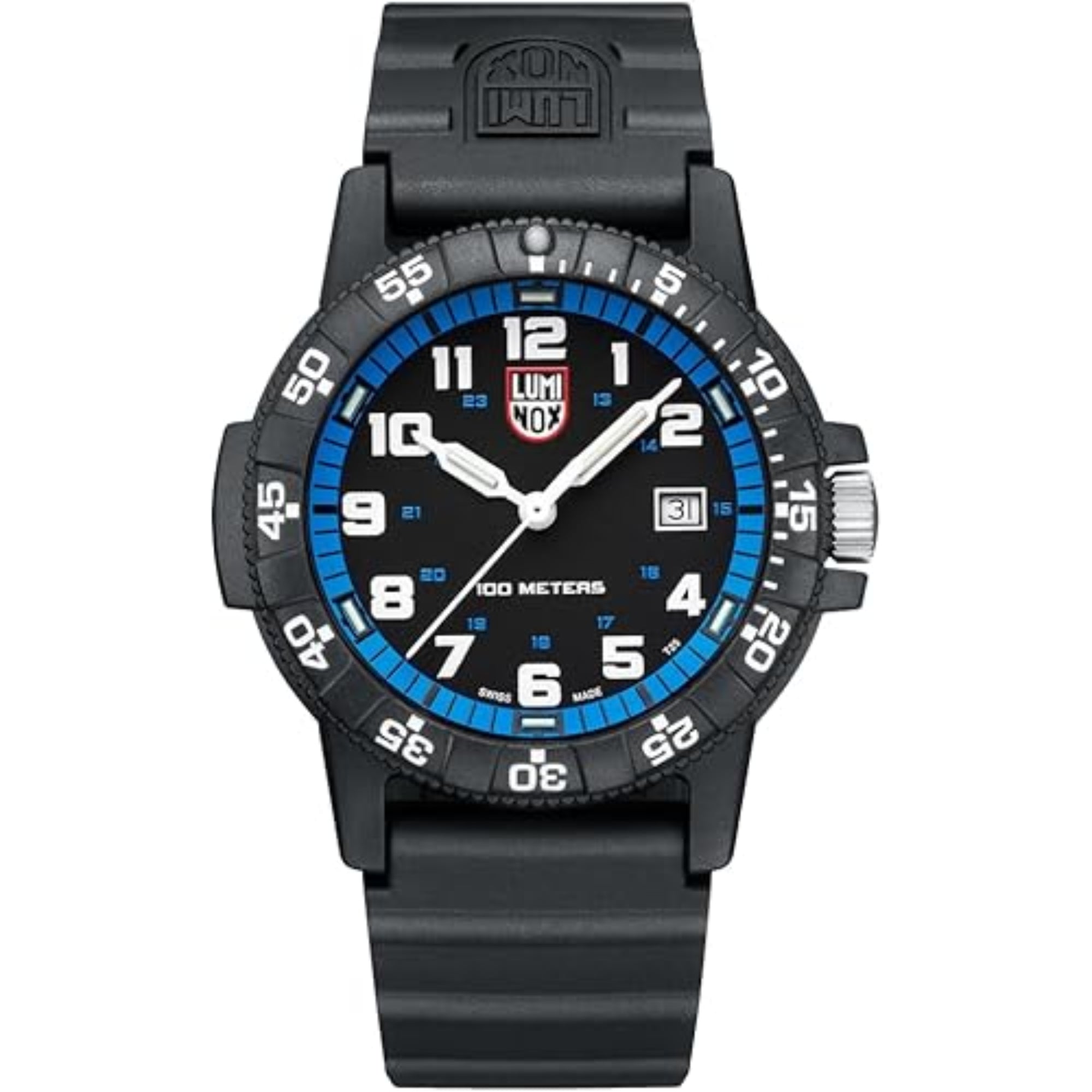Luminox Leatherback Sea Turtle 0320 Series Black Dial Black PU Strap Men's Watch XS.0324