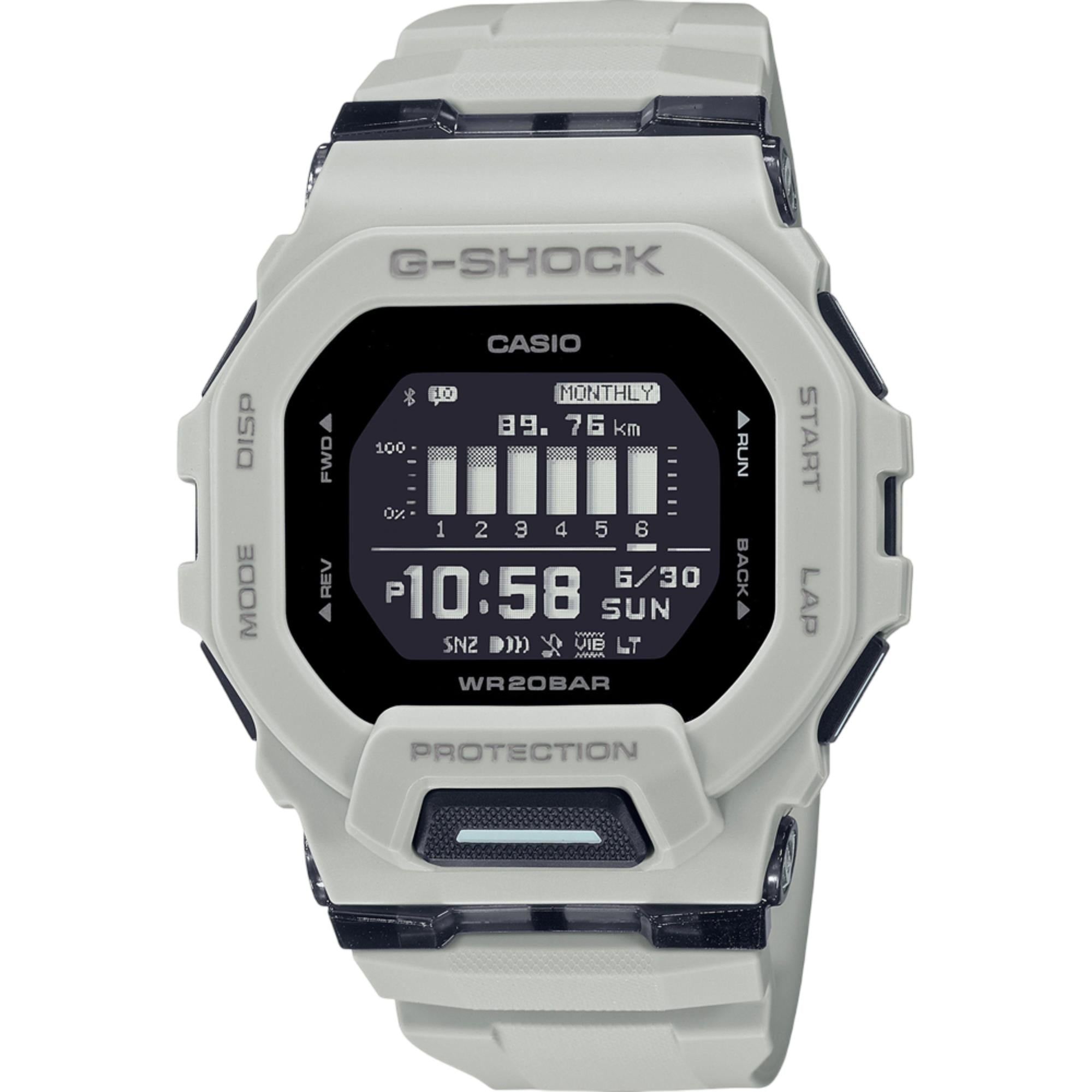 Casio G-Shock Move GBD-200 Series Digital Resin Strap Men's Watch GBD-200UU-9ER