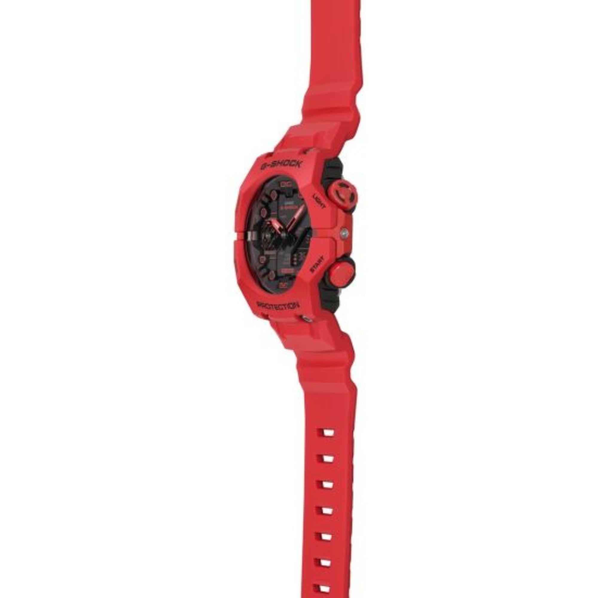 Casio G-Shock Red Integrated Bezel and Band GA-B001 Series GA-B001-4AER