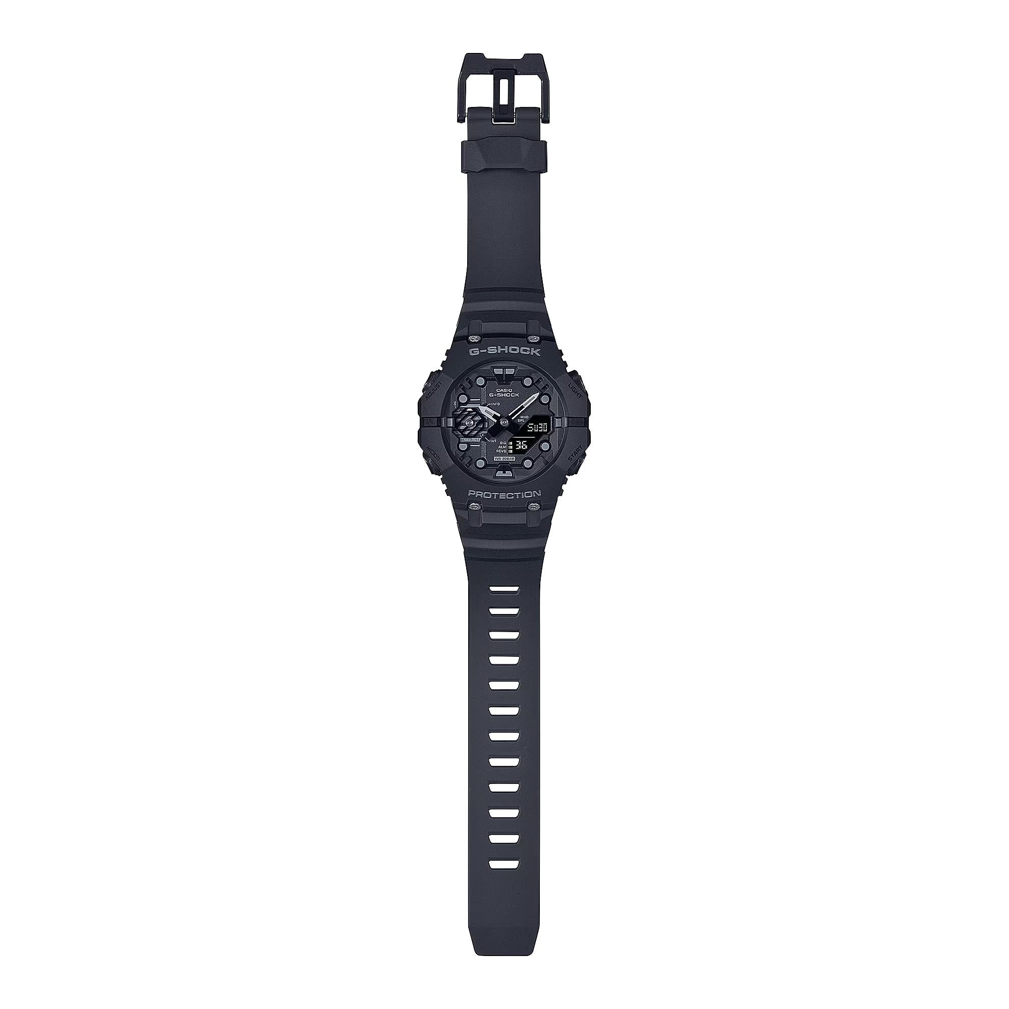 Casio G-Shock Quartz Black Dial Black Resin Strap Mens Watch GA-B001-1AER