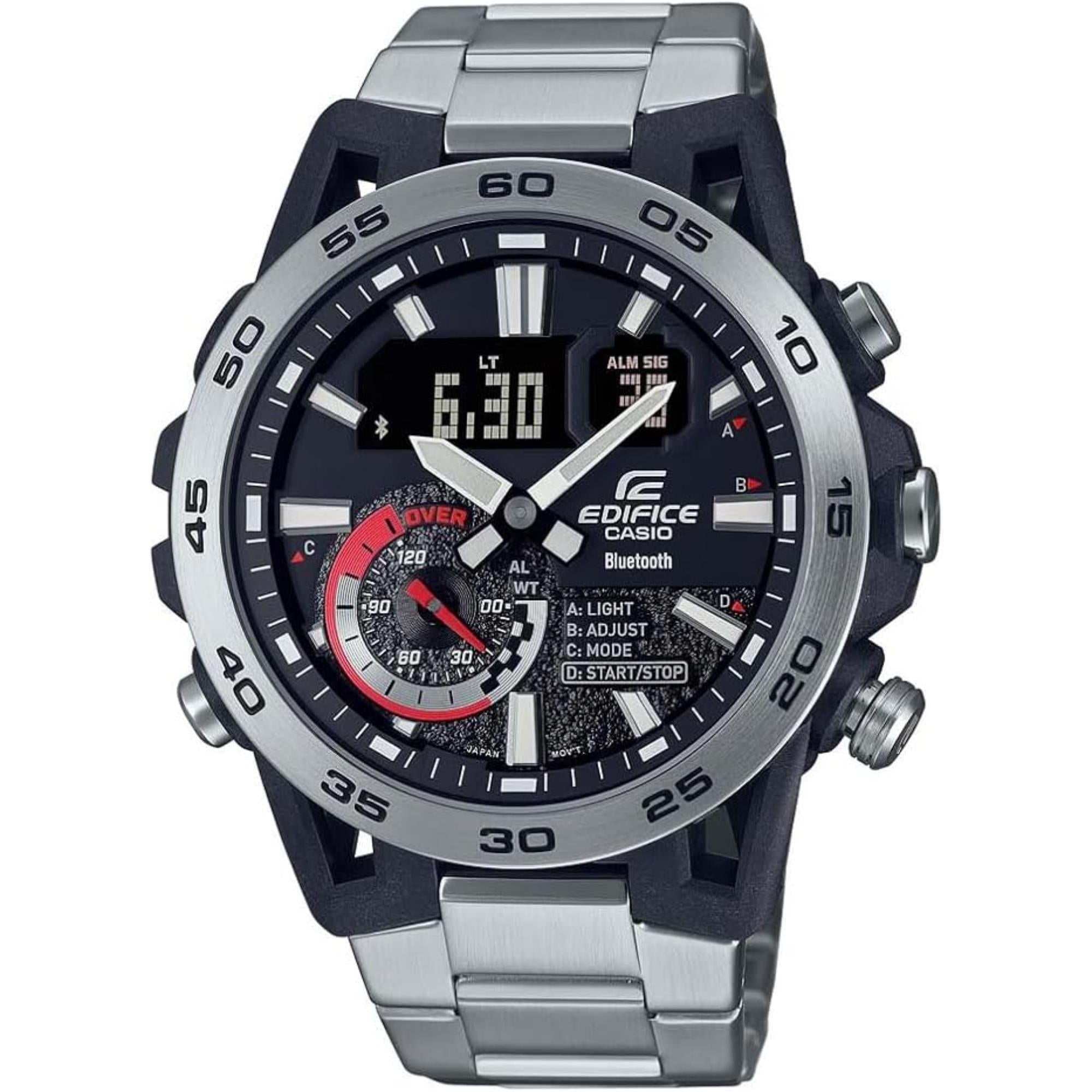 Casio Edifice Steel Bluetooth Carbon Resin Chronograph Mens Watch ECB-40D-1AEF