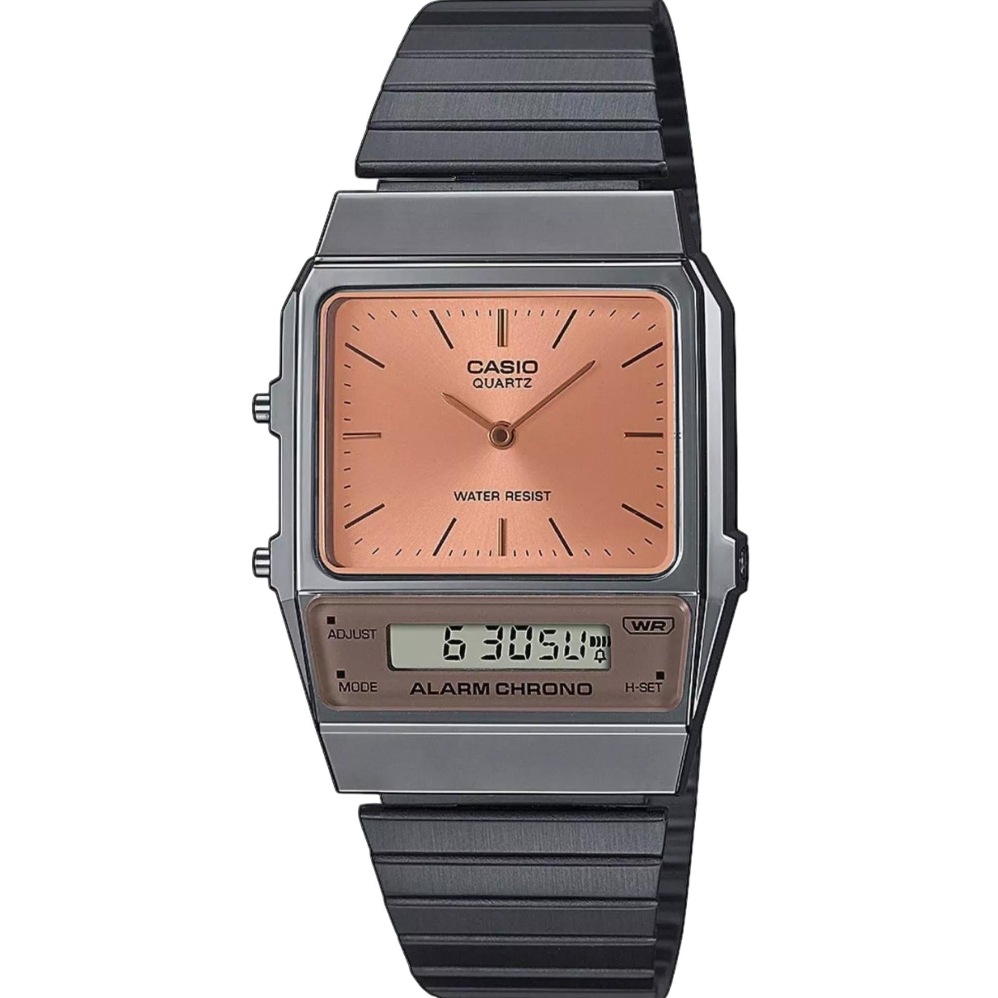 Casio Vintage Edgy Orange Quartz Bracelet Men's Watch AQ-800ECGG-4AEF