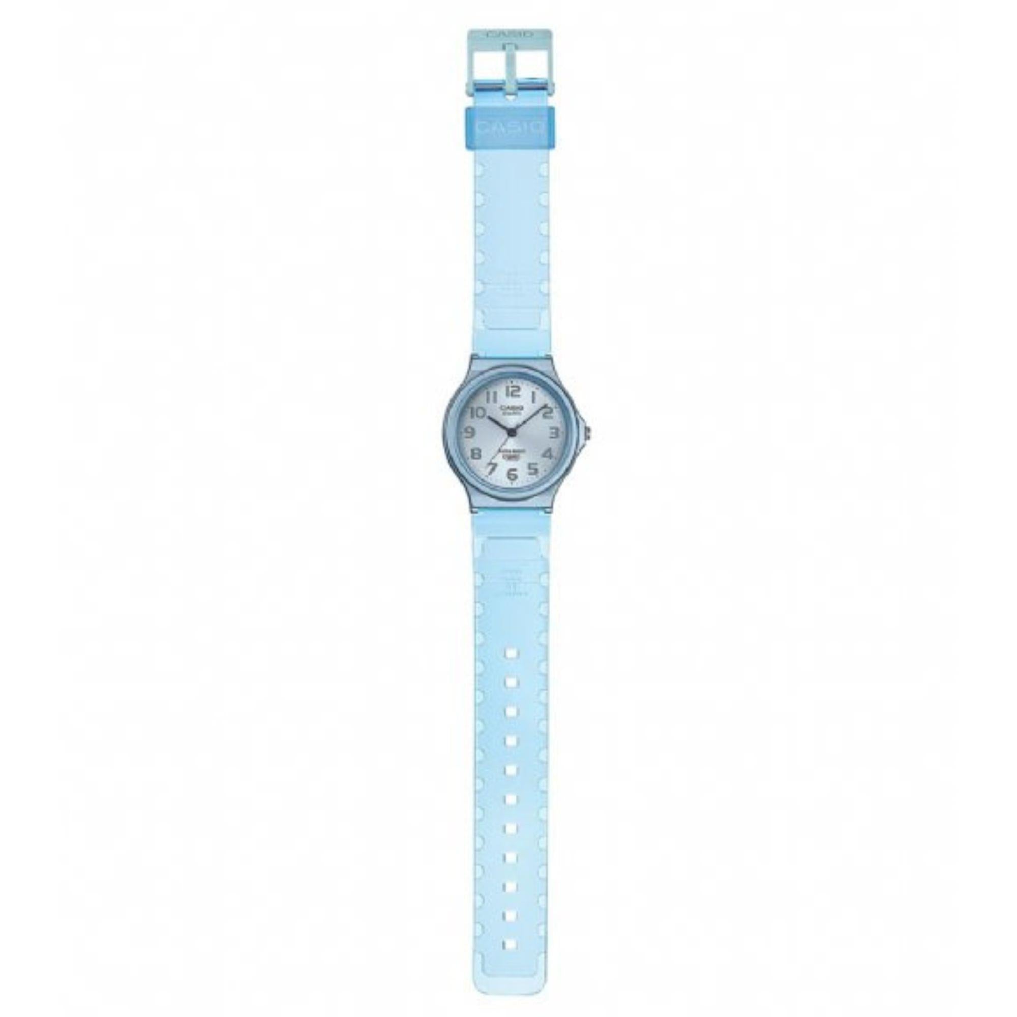 Casio Collection Blue Skeleton Series Unisex Watch MQ-24S-2BEF