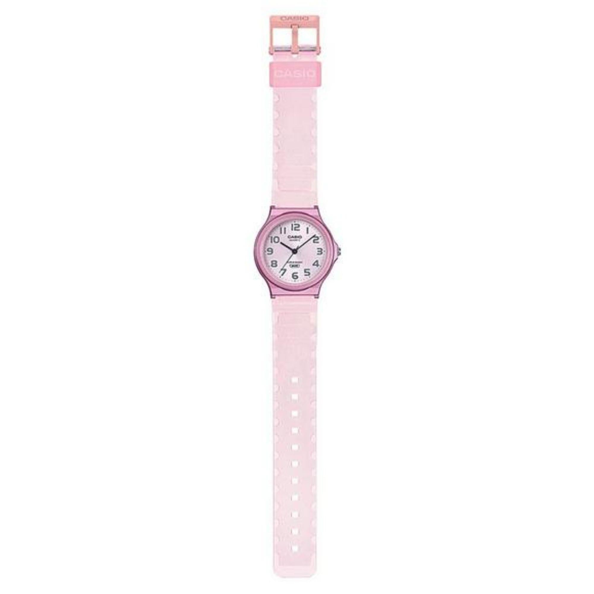 Casio Collection Pink Skeleton Series Watch MQ-24S-4BEF