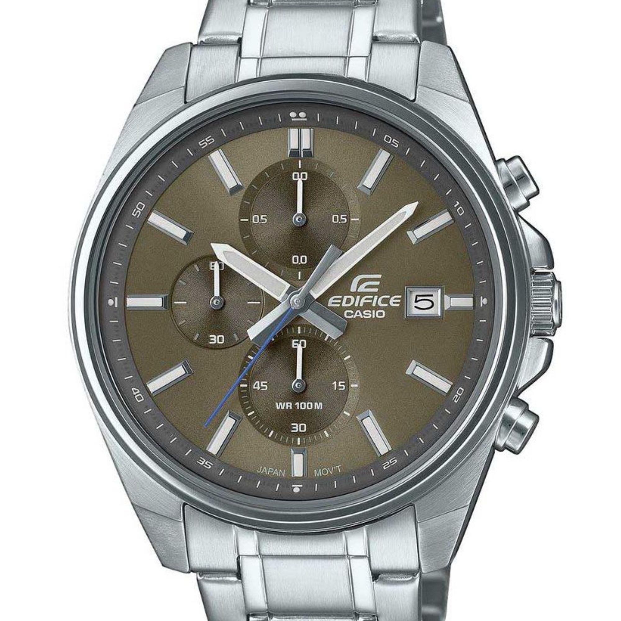 Casio Edifice Bronze Dial Steel Bracelet Mens Watch EFV-610D-5CVUEF