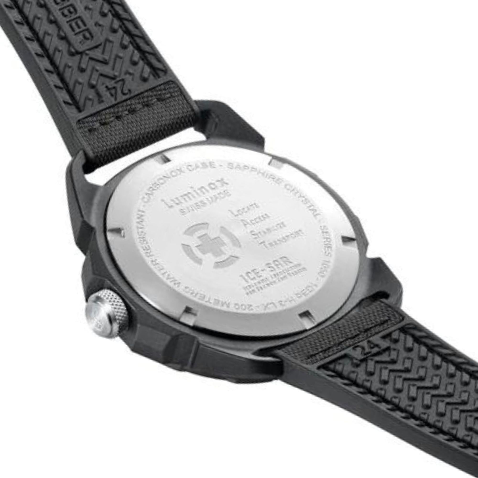 Luminox ICE SAR Arctic 1050 SERIES Black Dial with Black Rubber Strap