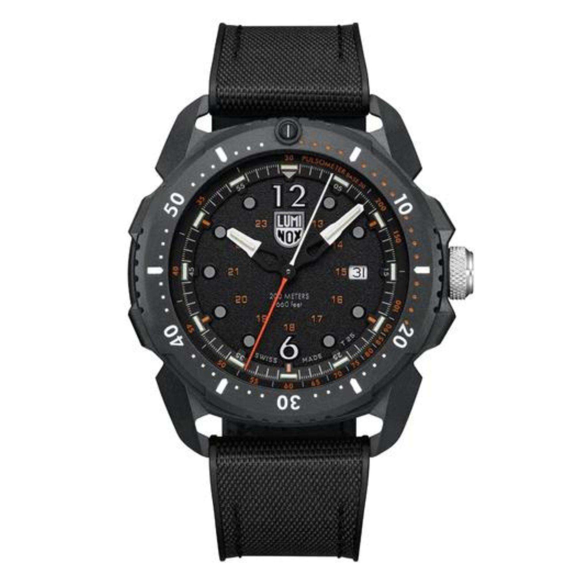 Luminox ICE SAR Arctic 1050 SERIES Black Dial with Black Rubber Strap