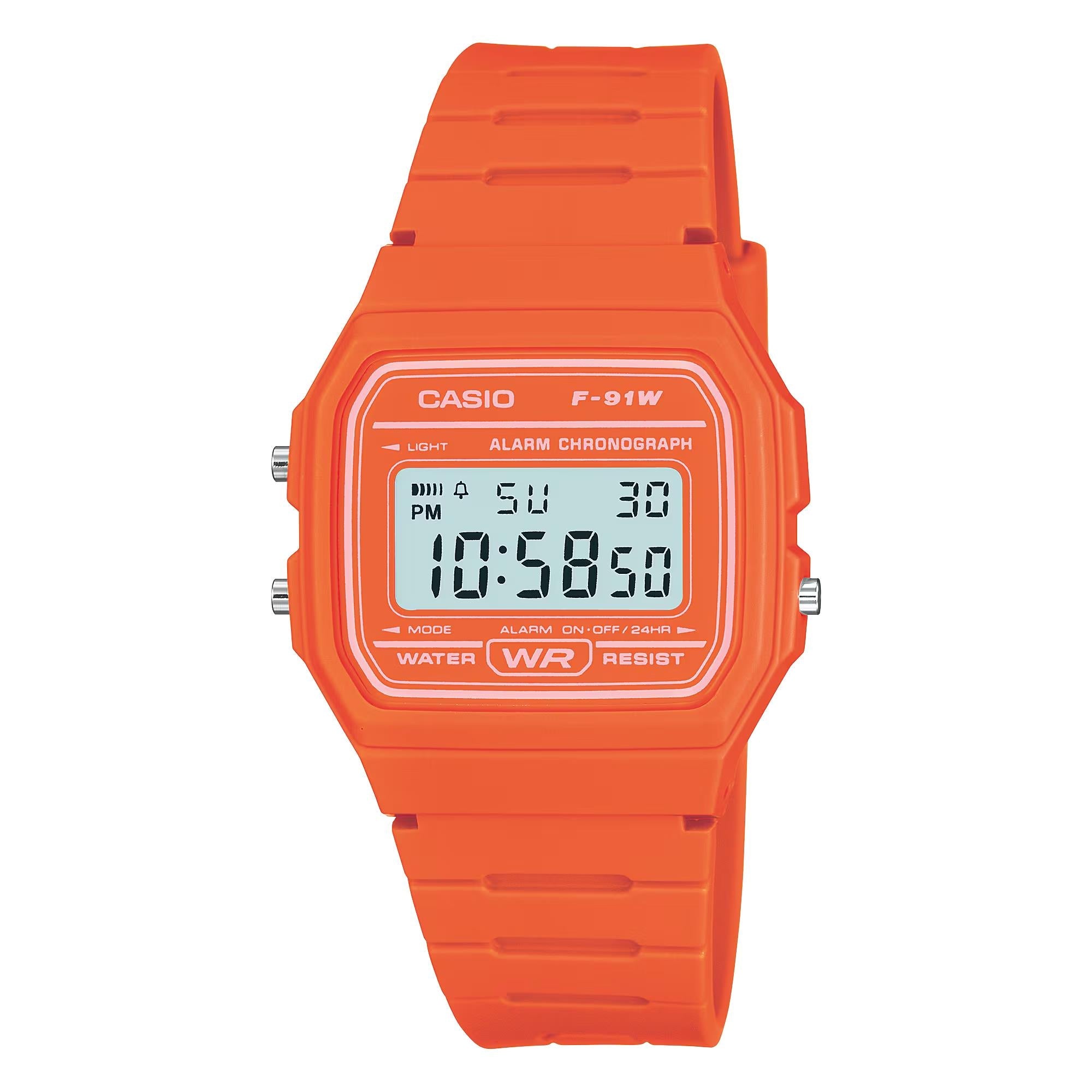 Casio Vintage Quartz Digital Resin Strap Unisex Watch F-91WC-4A2EF